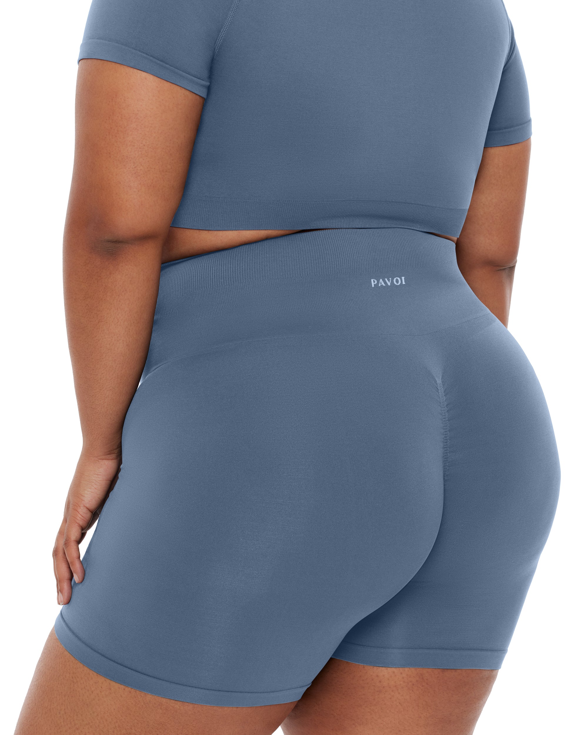 Seamless High-Waisted 6" Butt Lifting Biker Shorts - Image 63