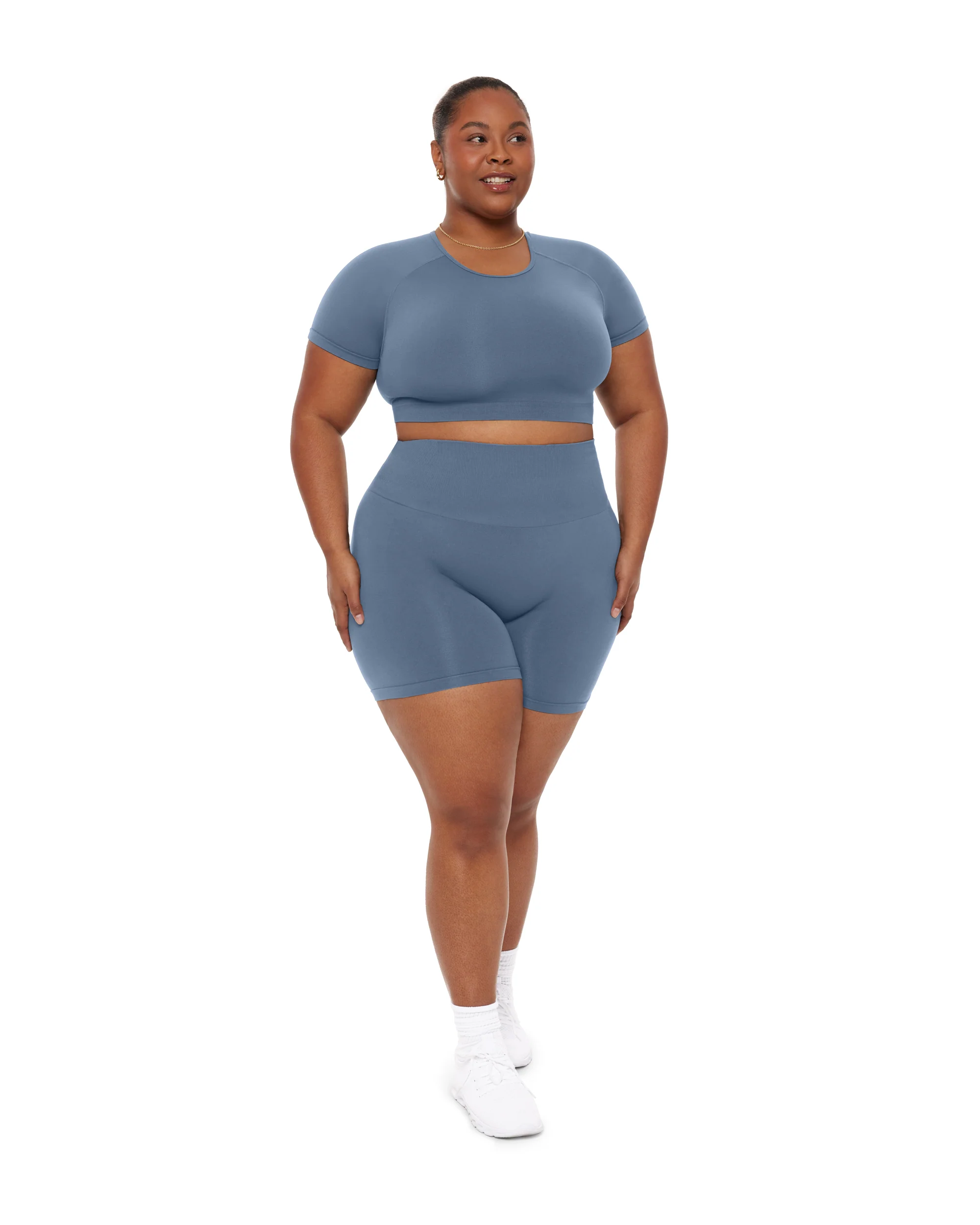 Seamless High-Waisted 6" Butt Lifting Biker Shorts - Image 64