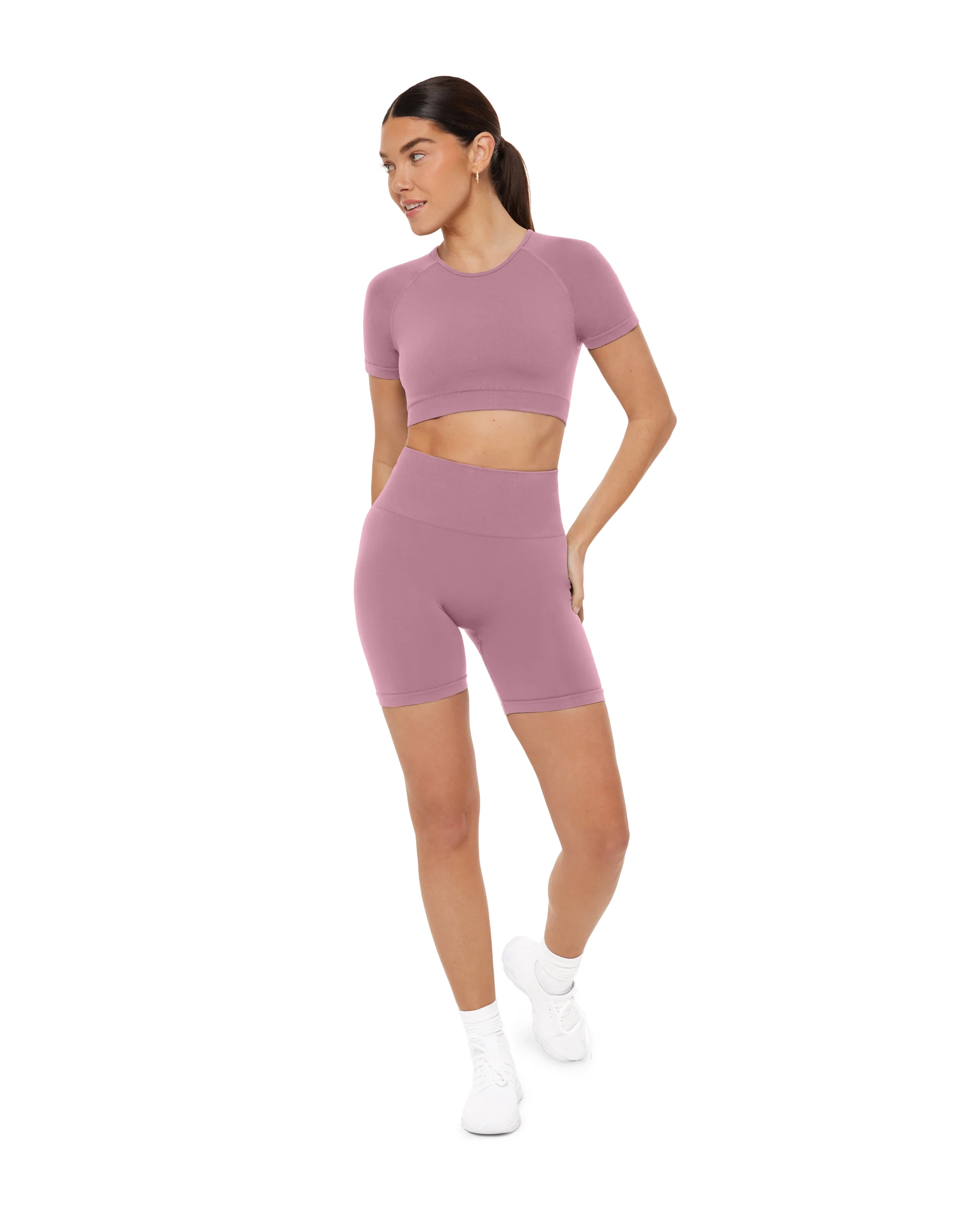 Seamless High-Waisted 6" Butt Lifting Biker Shorts - Image 67