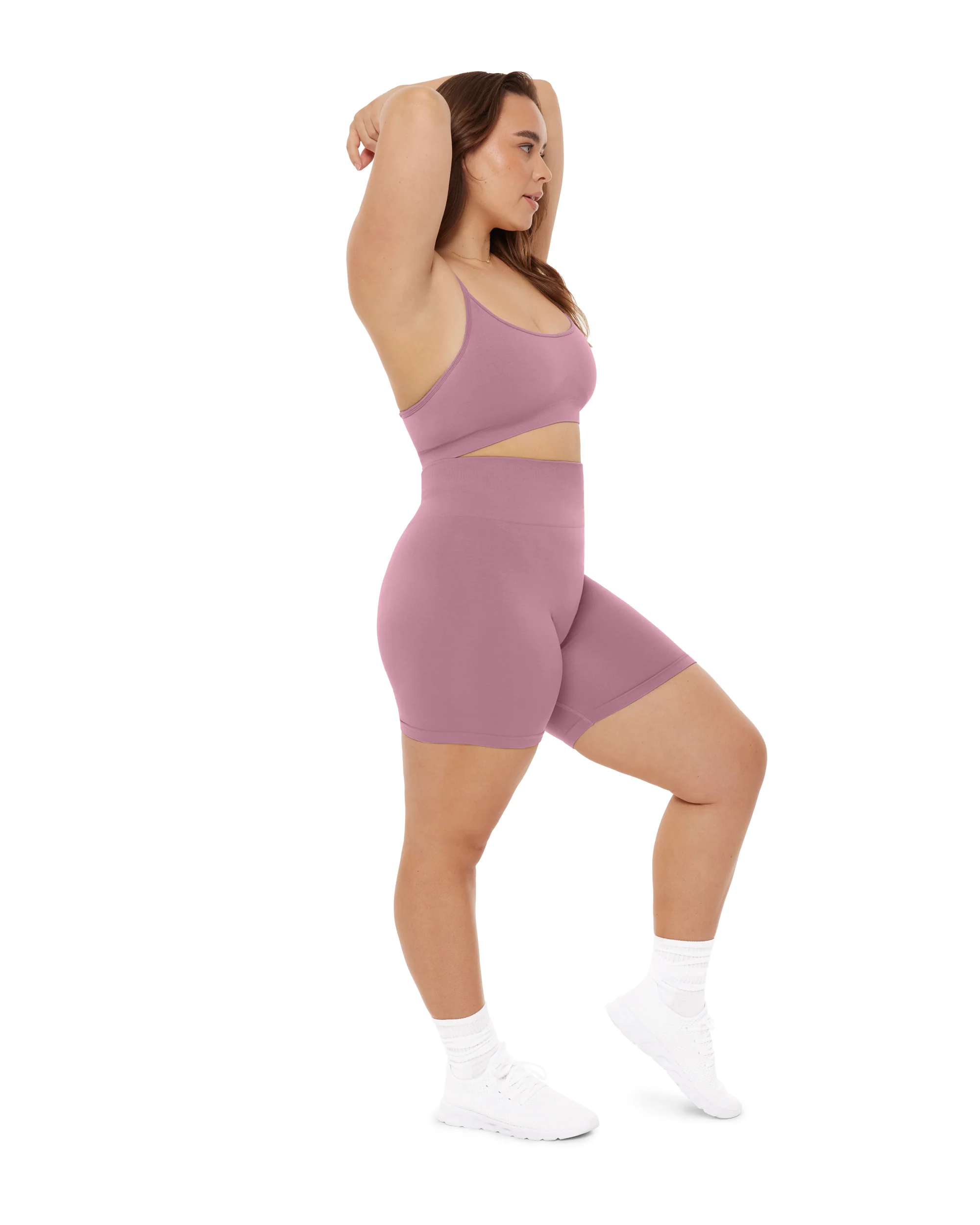 Seamless High-Waisted 6" Butt Lifting Biker Shorts - Image 73