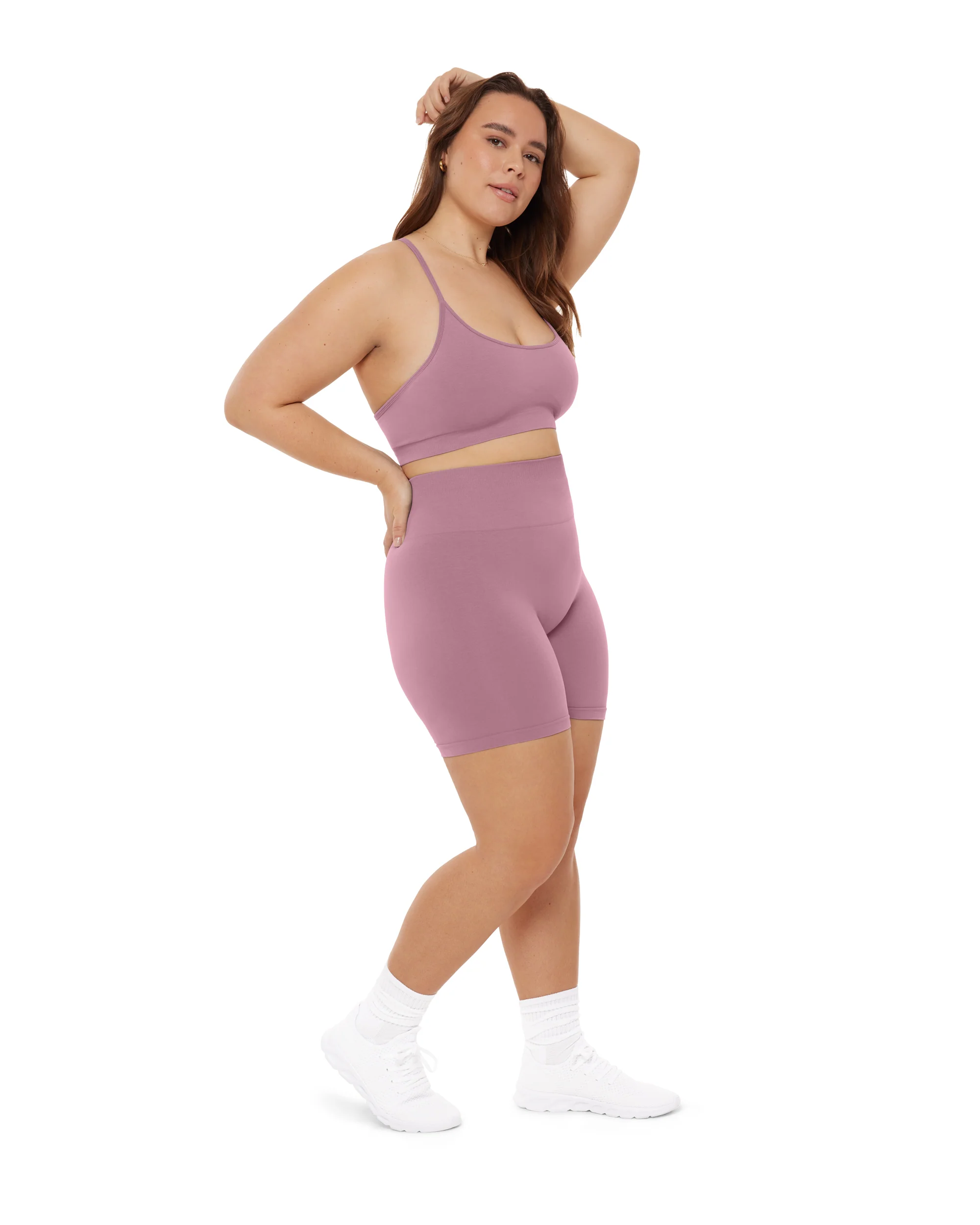 Seamless High-Waisted 6" Butt Lifting Biker Shorts - Image 74