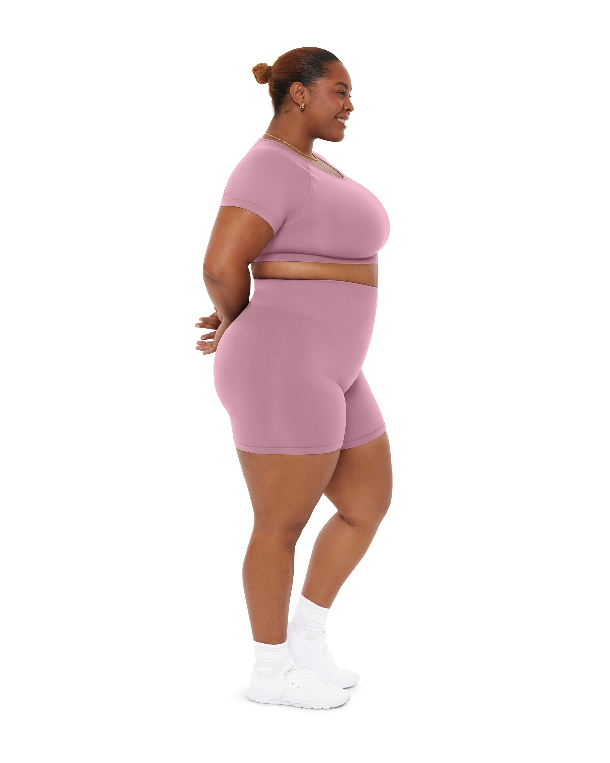 Seamless High-Waisted 6" Butt Lifting Biker Shorts - Image 78