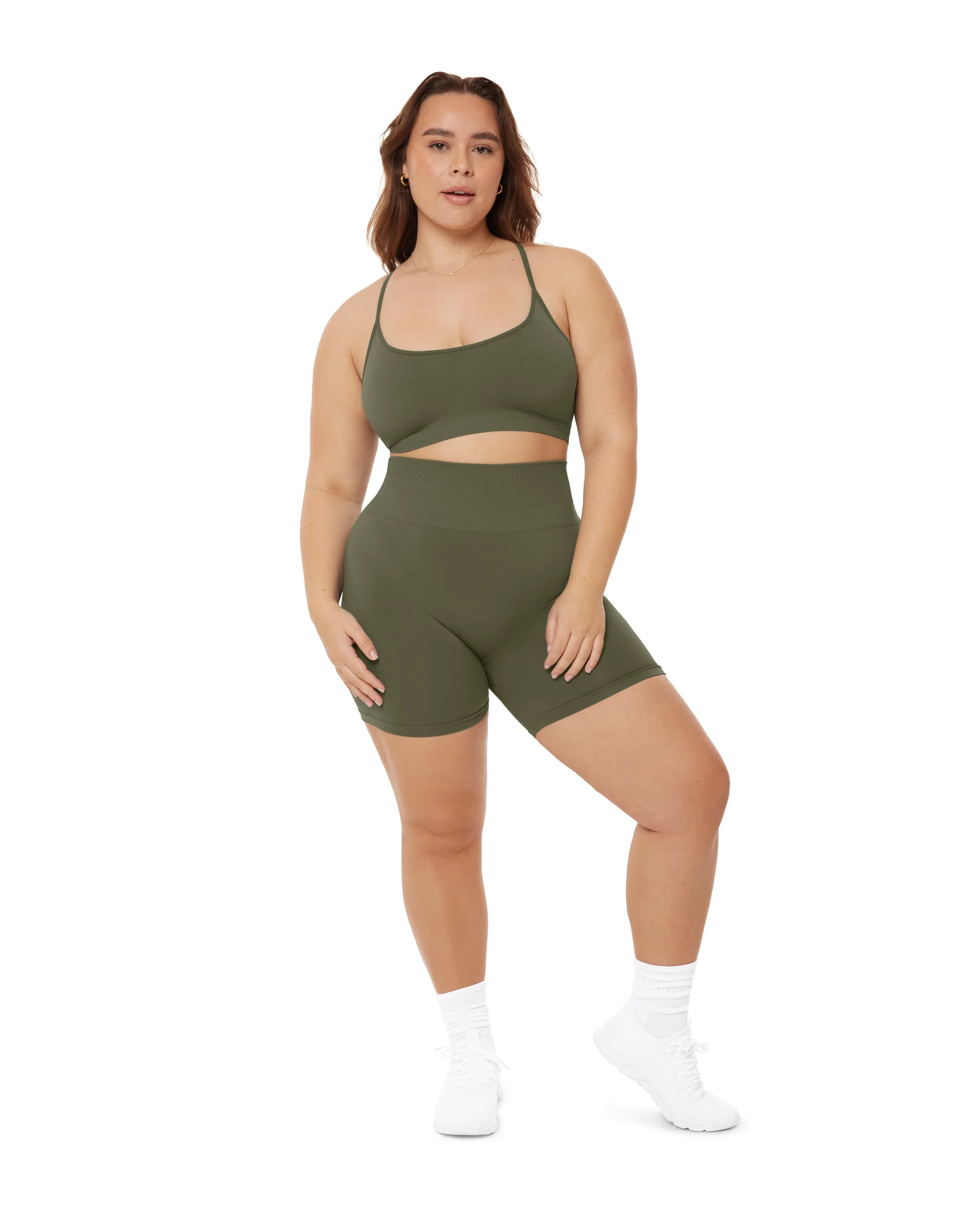 Seamless High-Waisted 6" Butt Lifting Biker Shorts - Image 8
