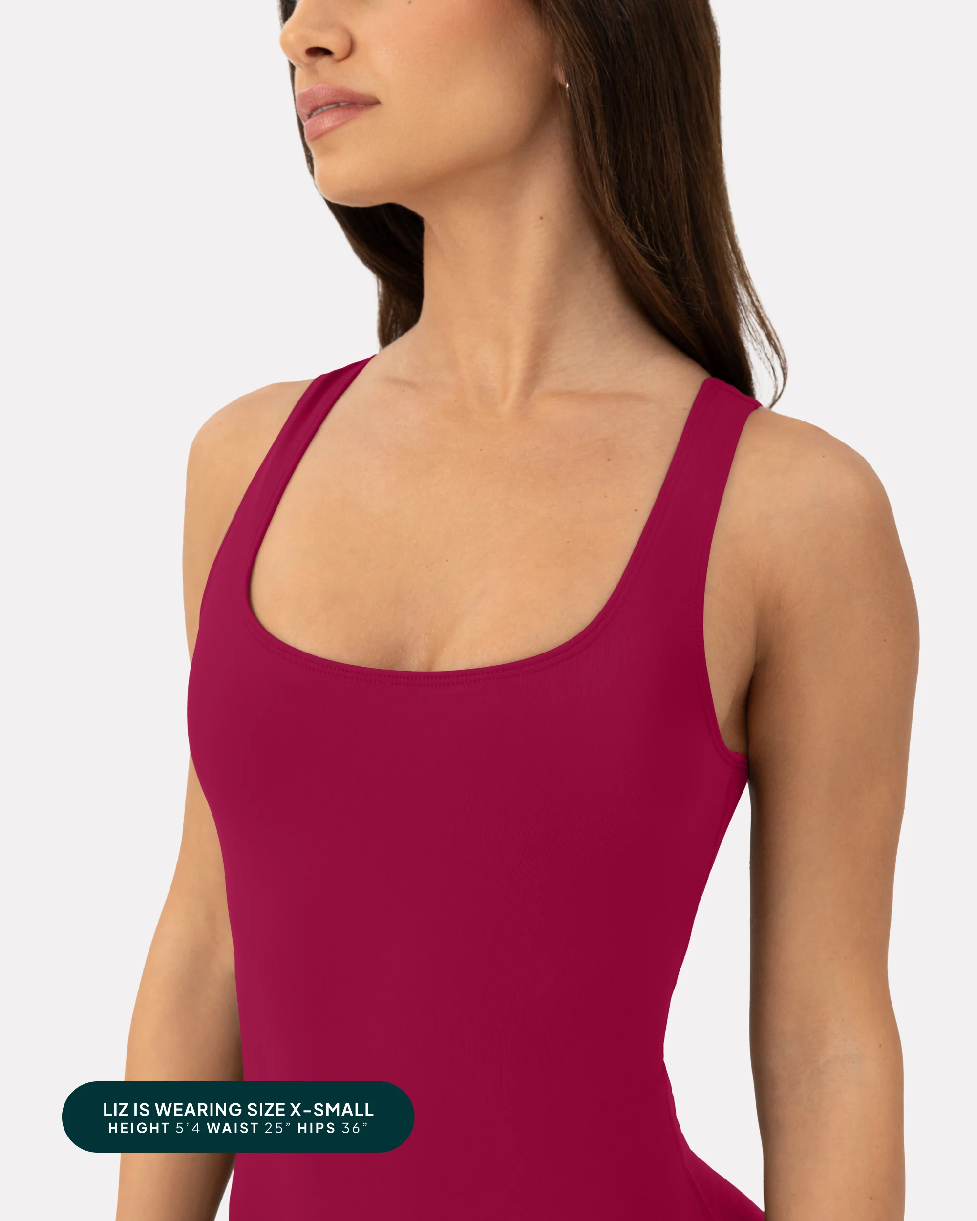 Square Neck 5" One Piece Workout Romper - Image 6
