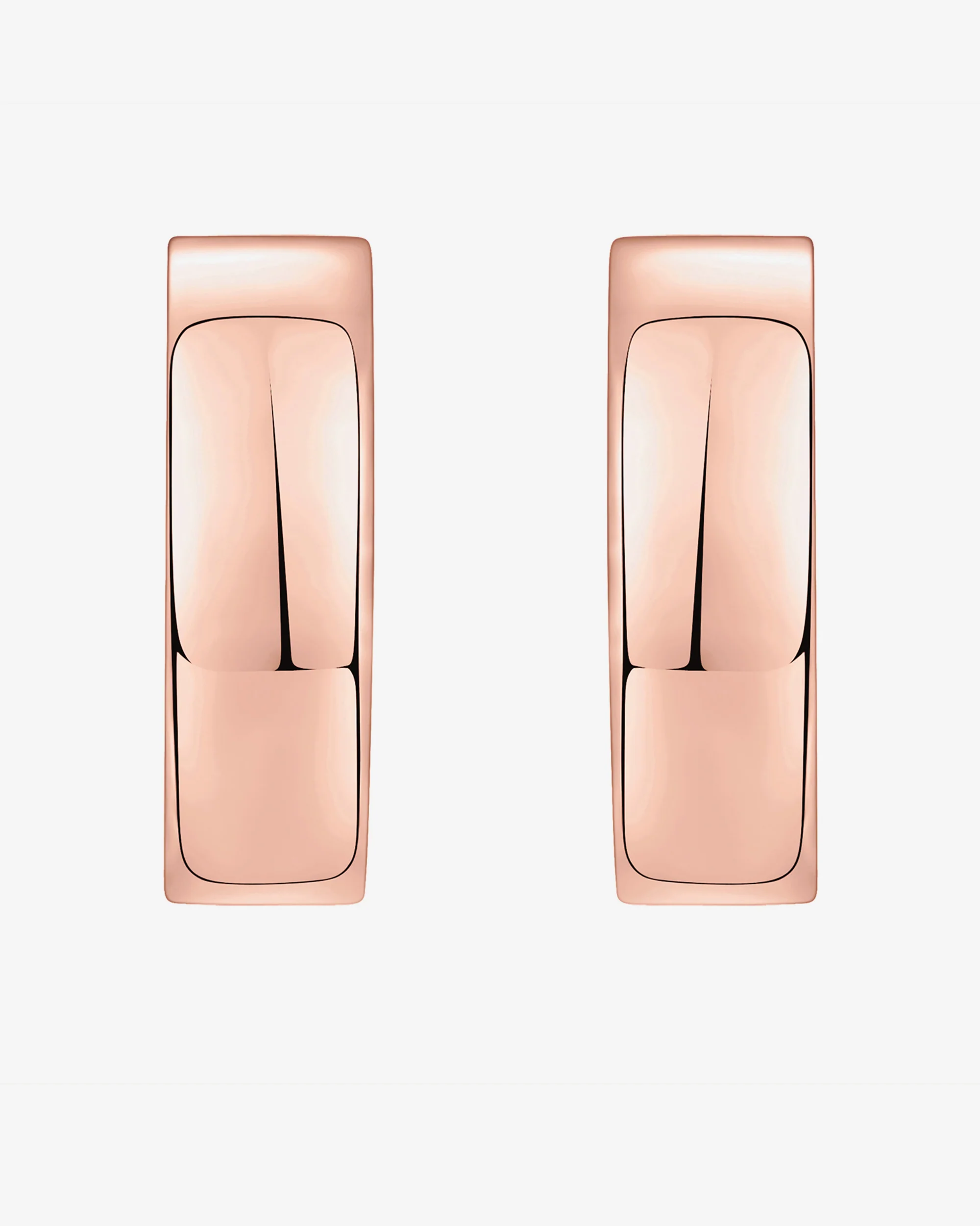 Squared Edge Hoops - Image 10