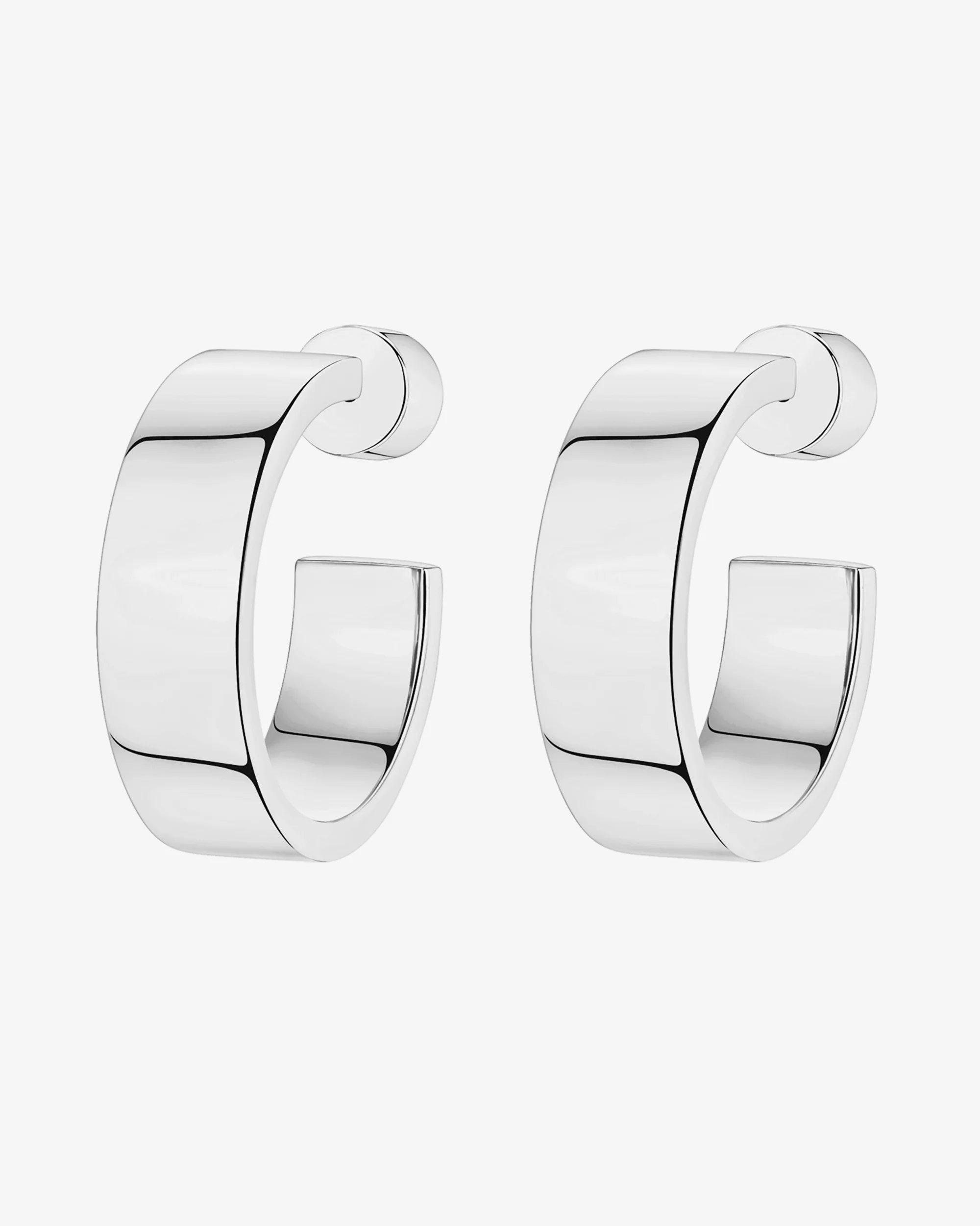 Squared Edge Hoops - Image 14
