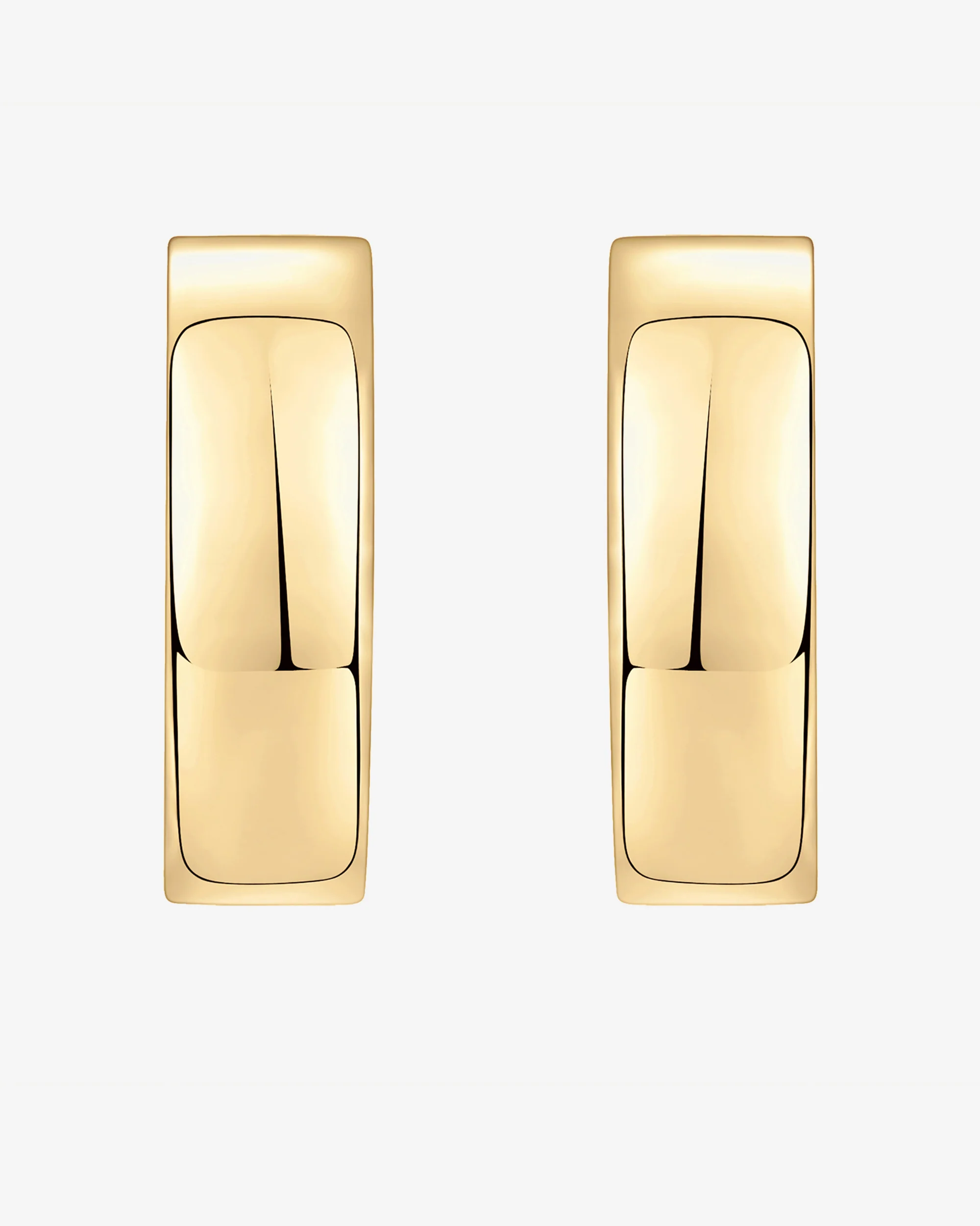 Squared Edge Hoops - Image 5