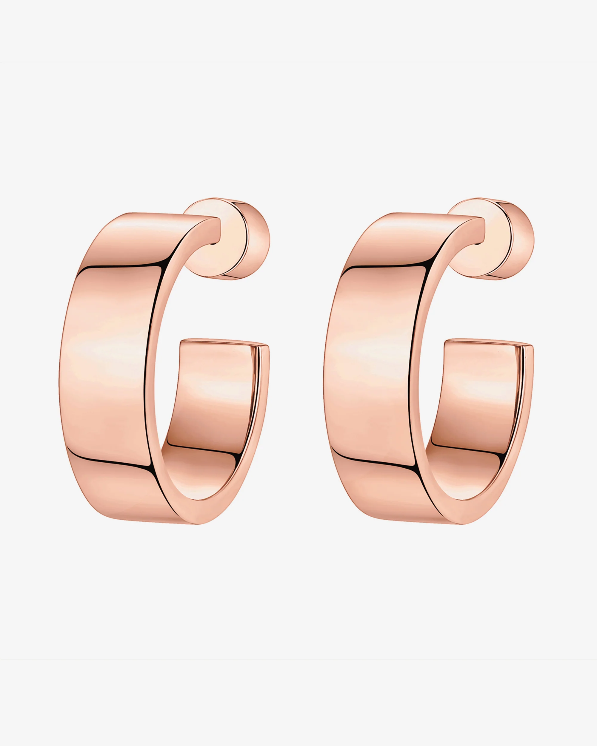 Squared Edge Hoops - Image 9