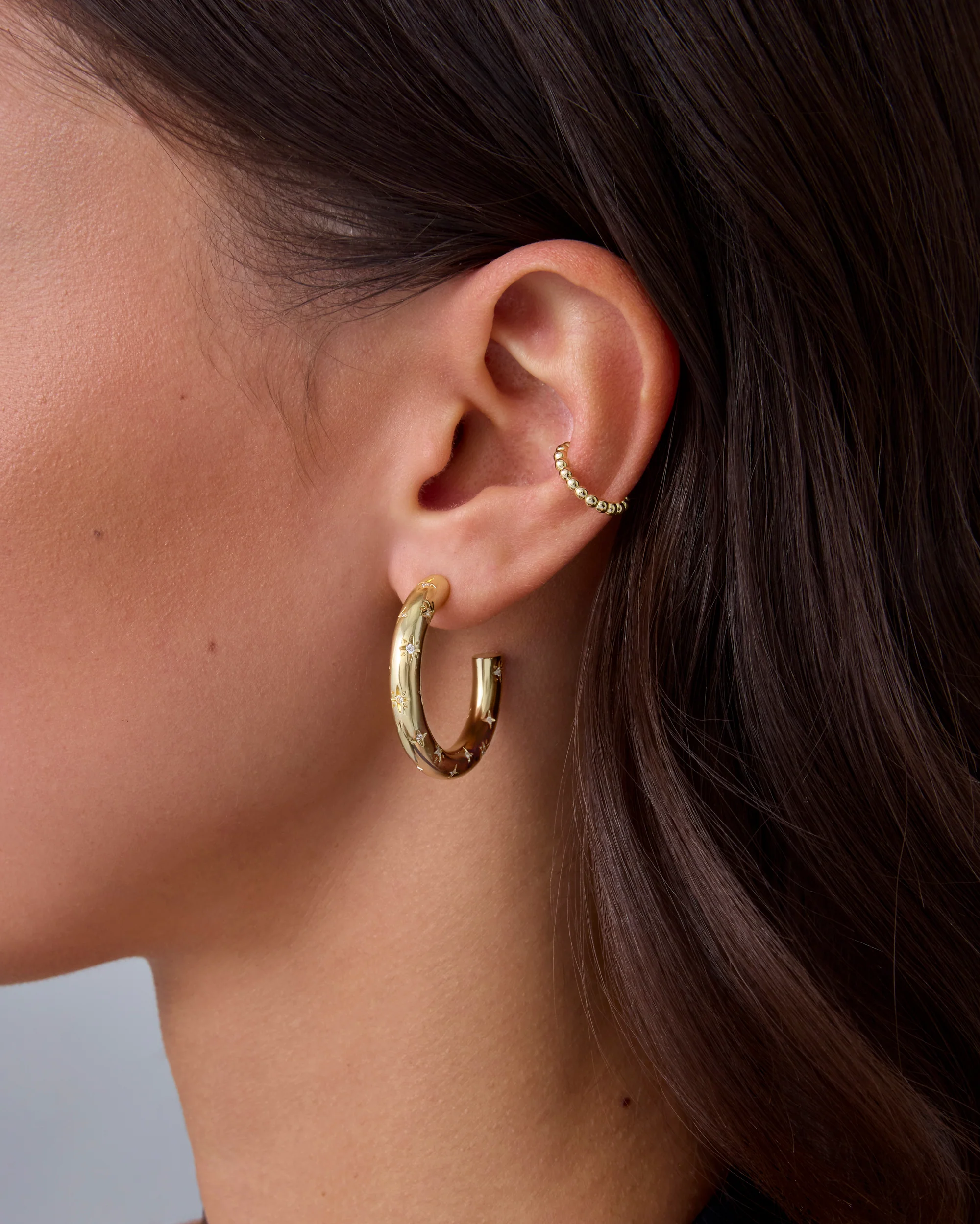 Starburst Hoop Earrings - Image 10