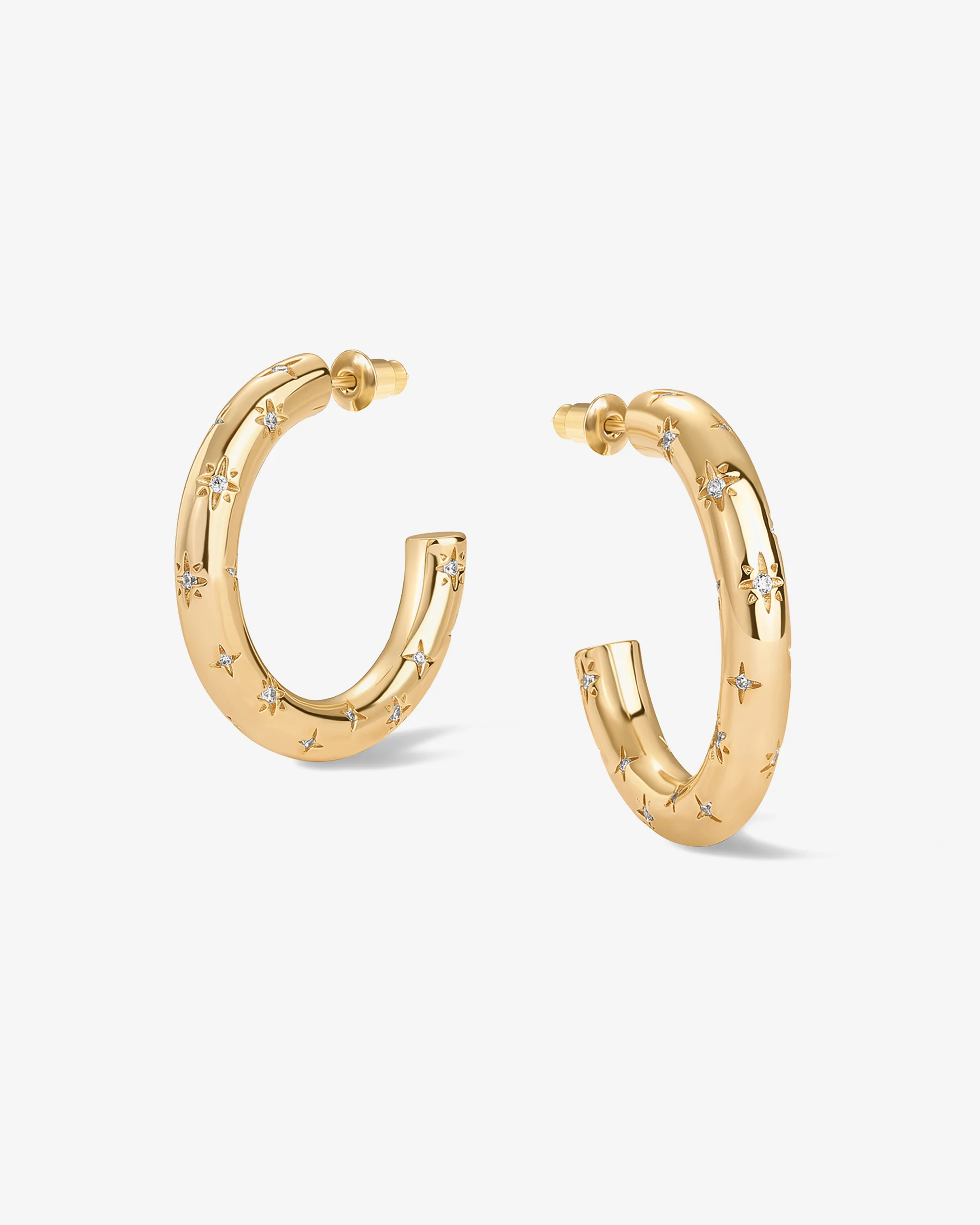 Starburst Hoop Earrings - Image 11