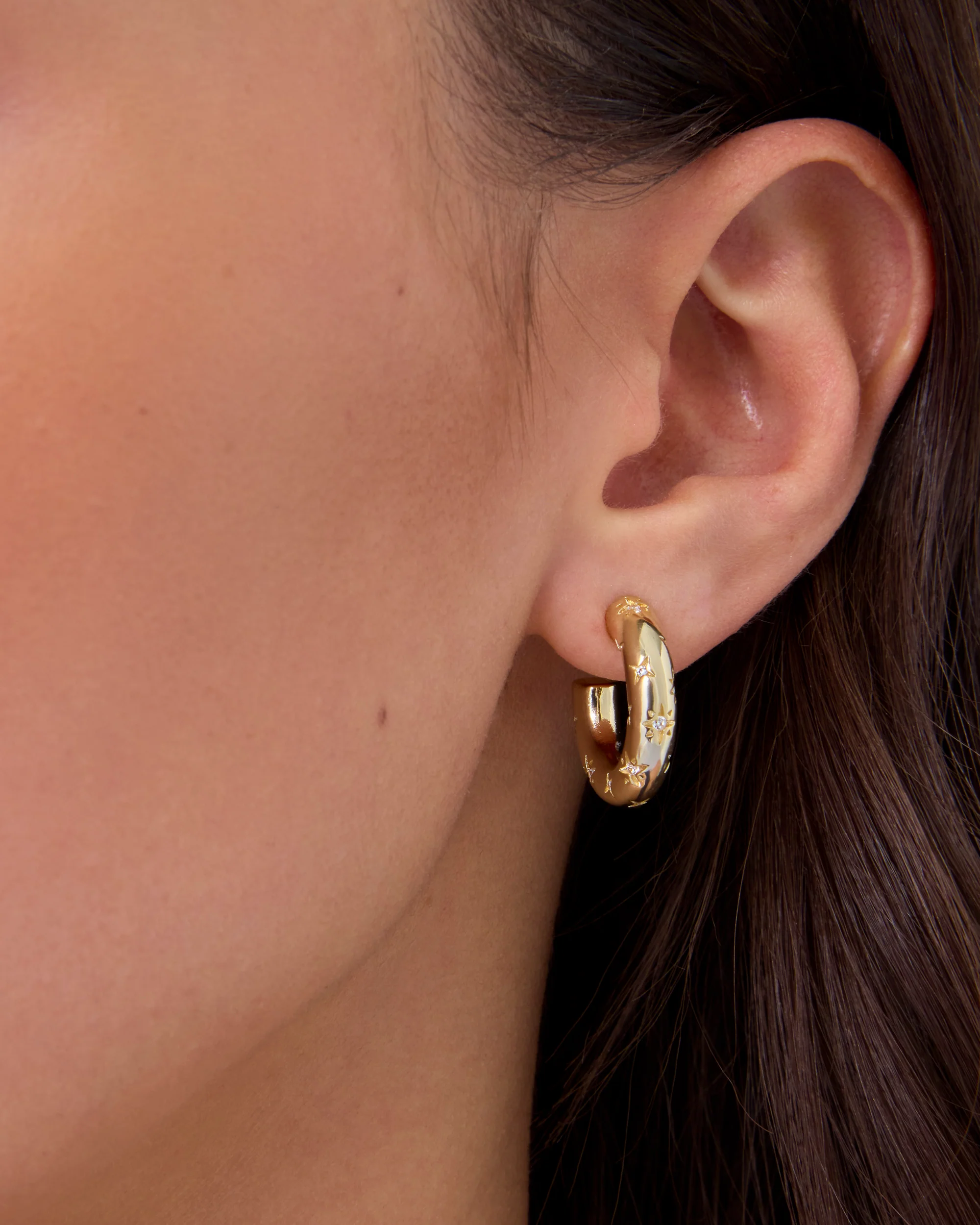 Starburst Hoop Earrings - Image 6