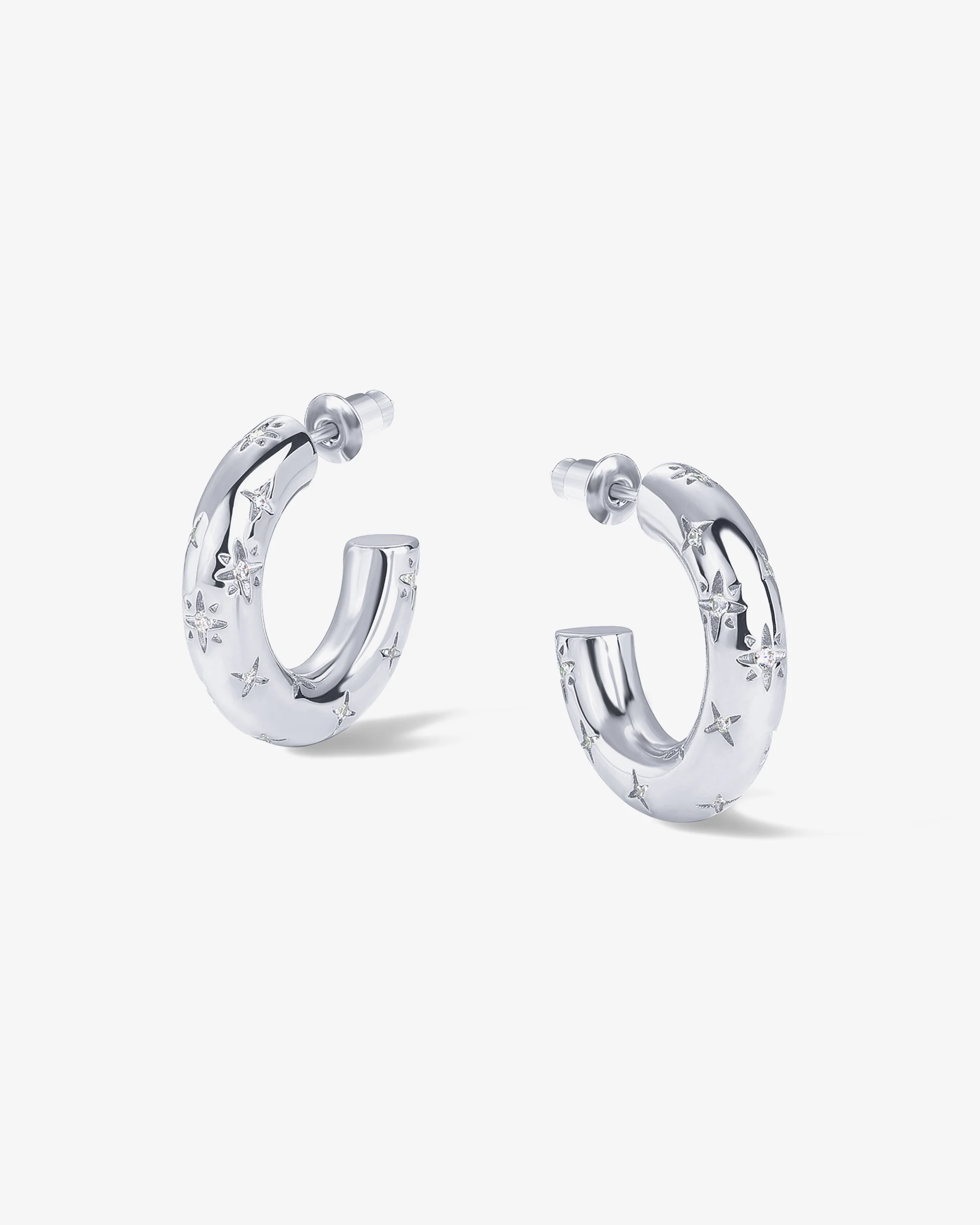 Starburst Hoop Earrings - Image 7