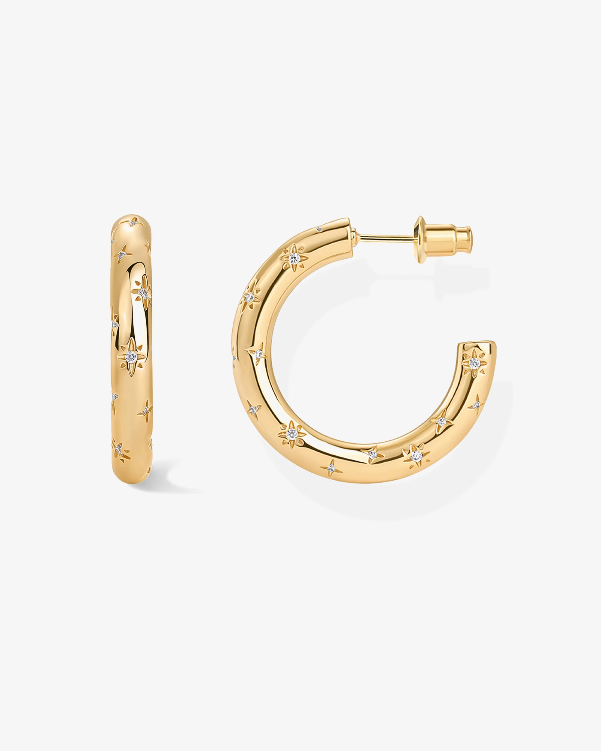 Starburst Hoop Earrings - Image 9