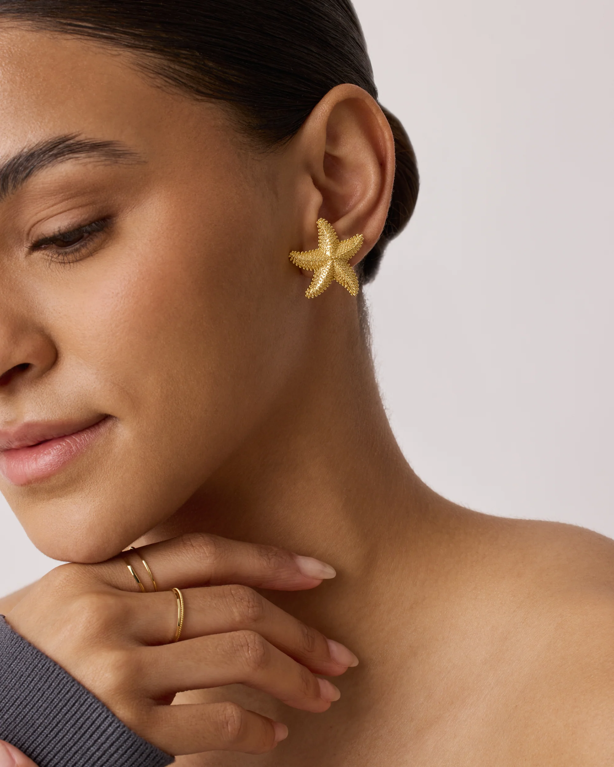 Starfish Statement Earrings - Image 5