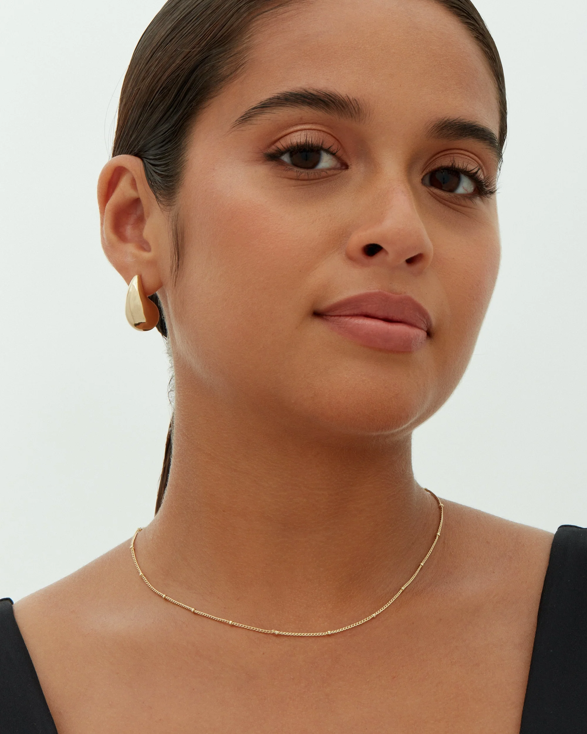 Teardrop Hoop Earrings - Image 11