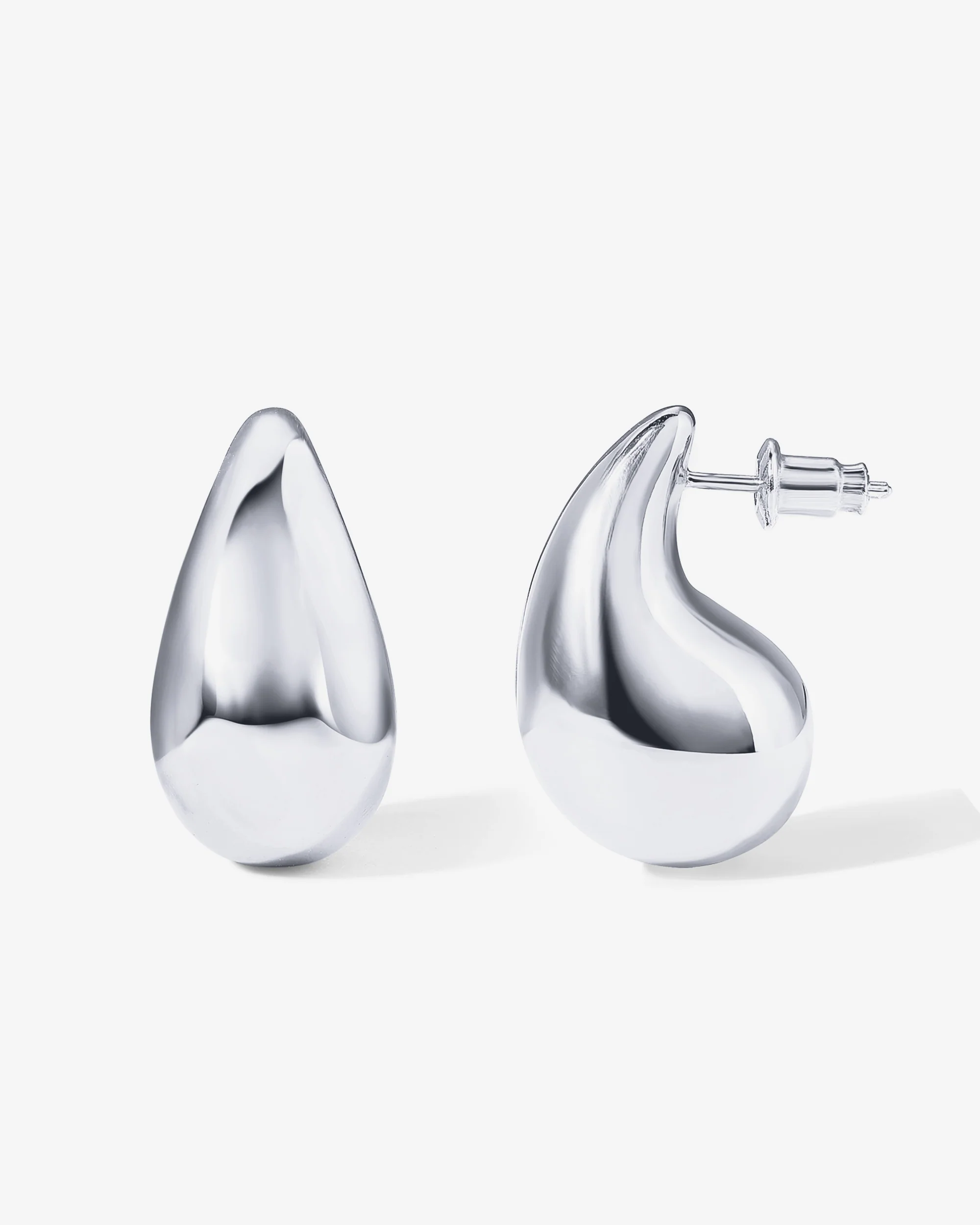 Teardrop Hoop Earrings - Image 12