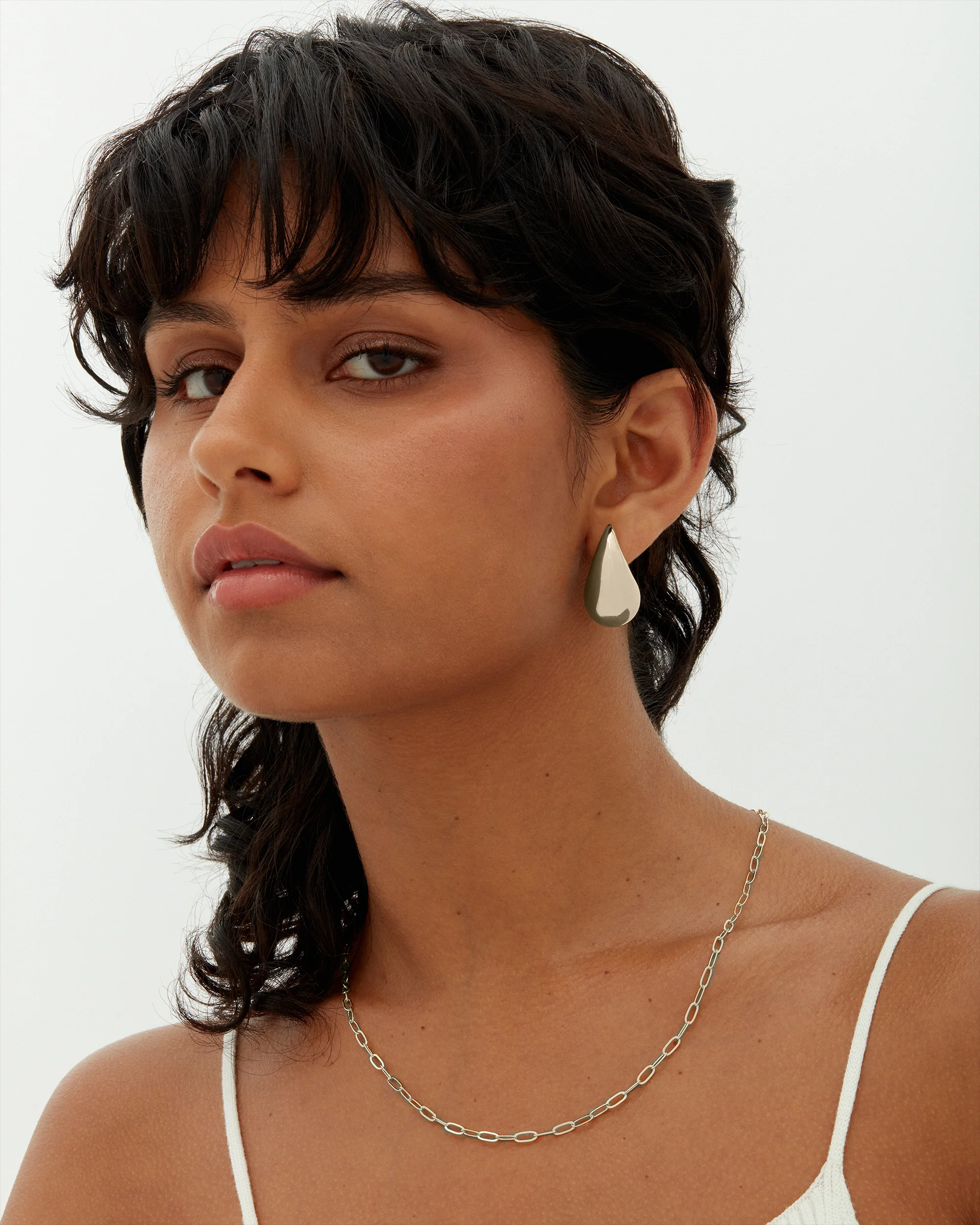 Teardrop Hoop Earrings - Image 13