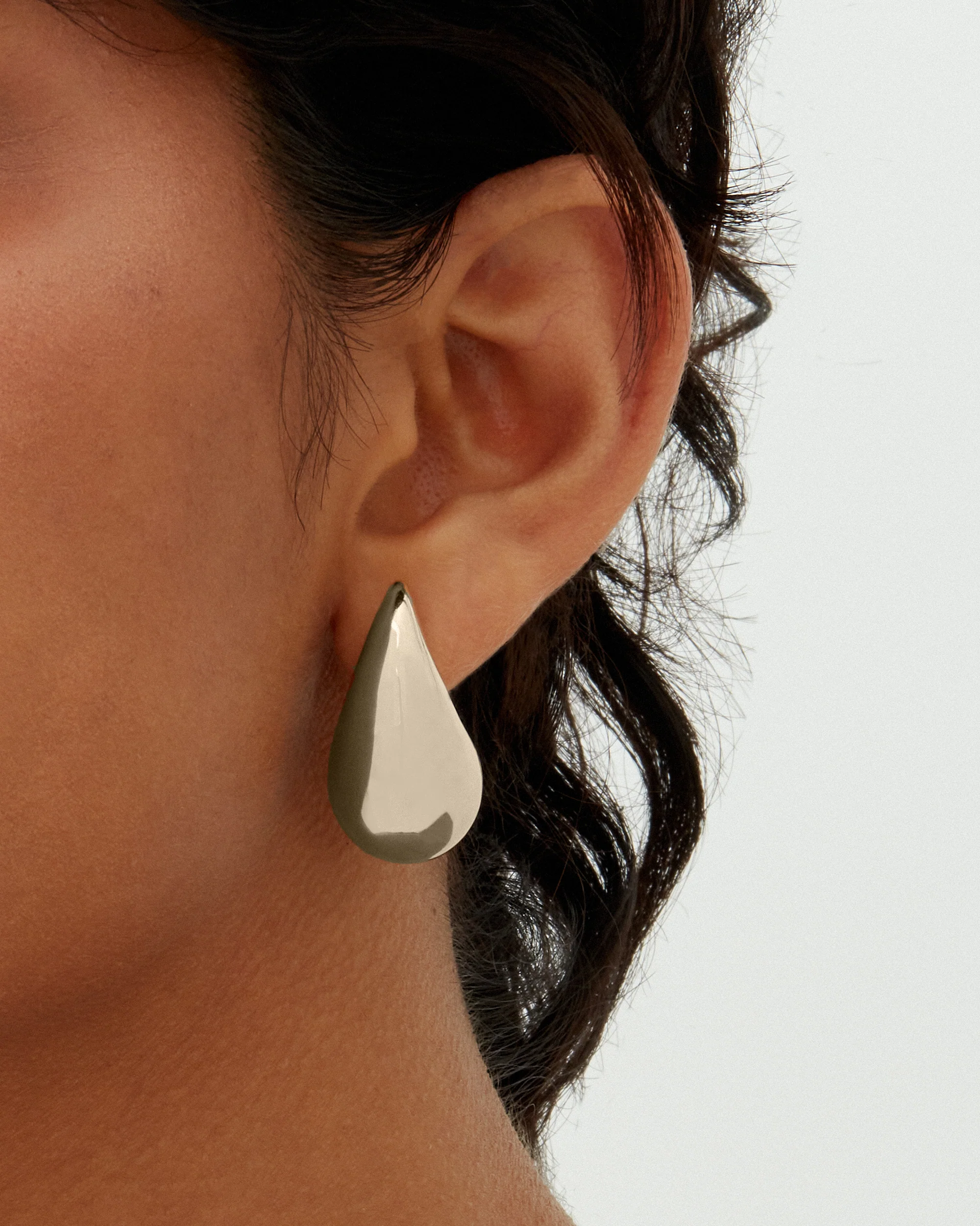 Teardrop Hoop Earrings - Image 15