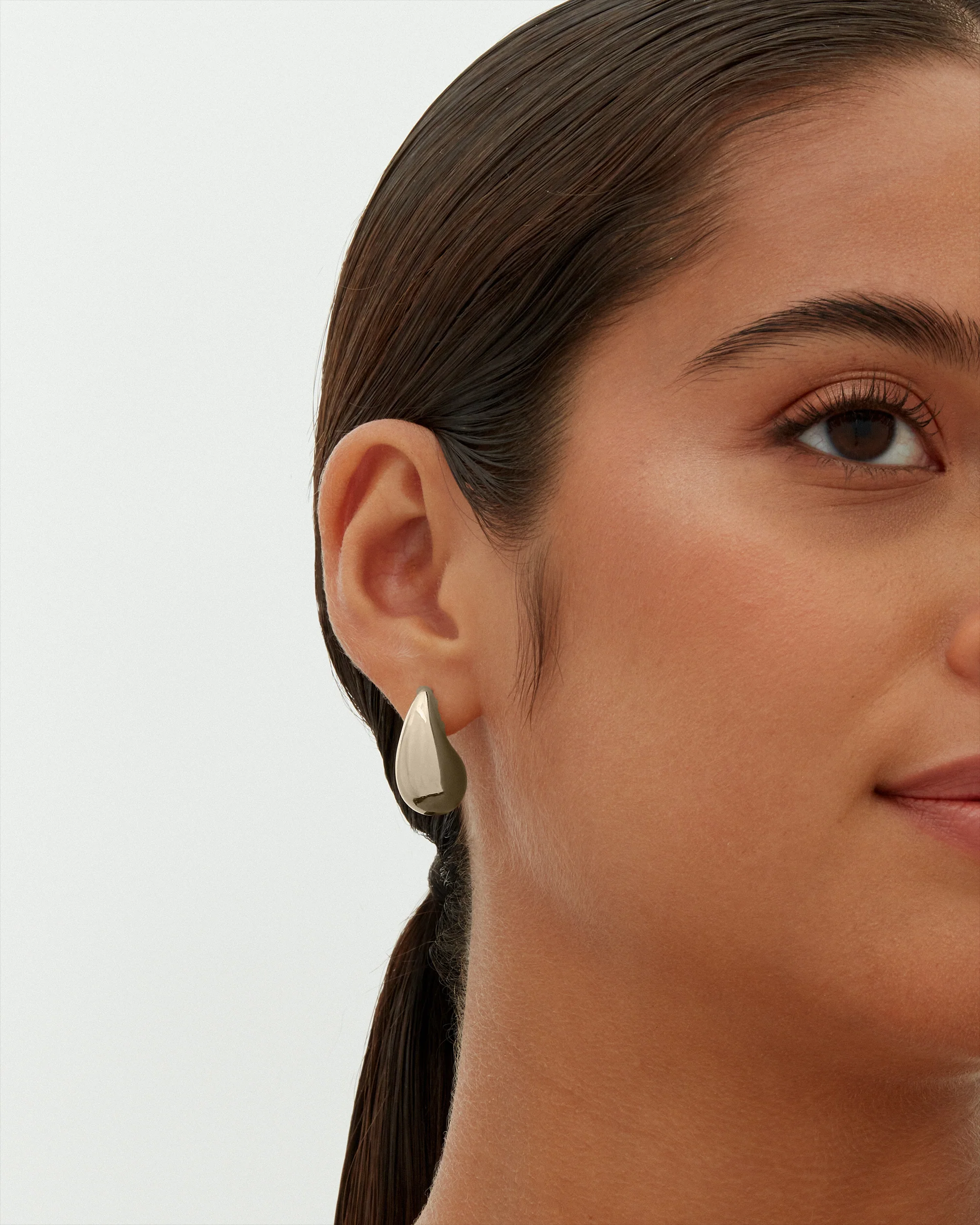 Teardrop Hoop Earrings - Image 18