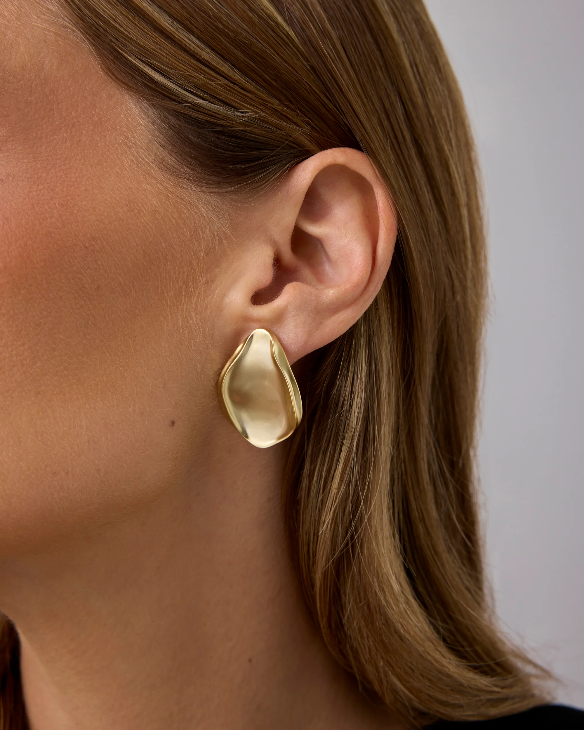 Textured Teardrop Studs - Image 6
