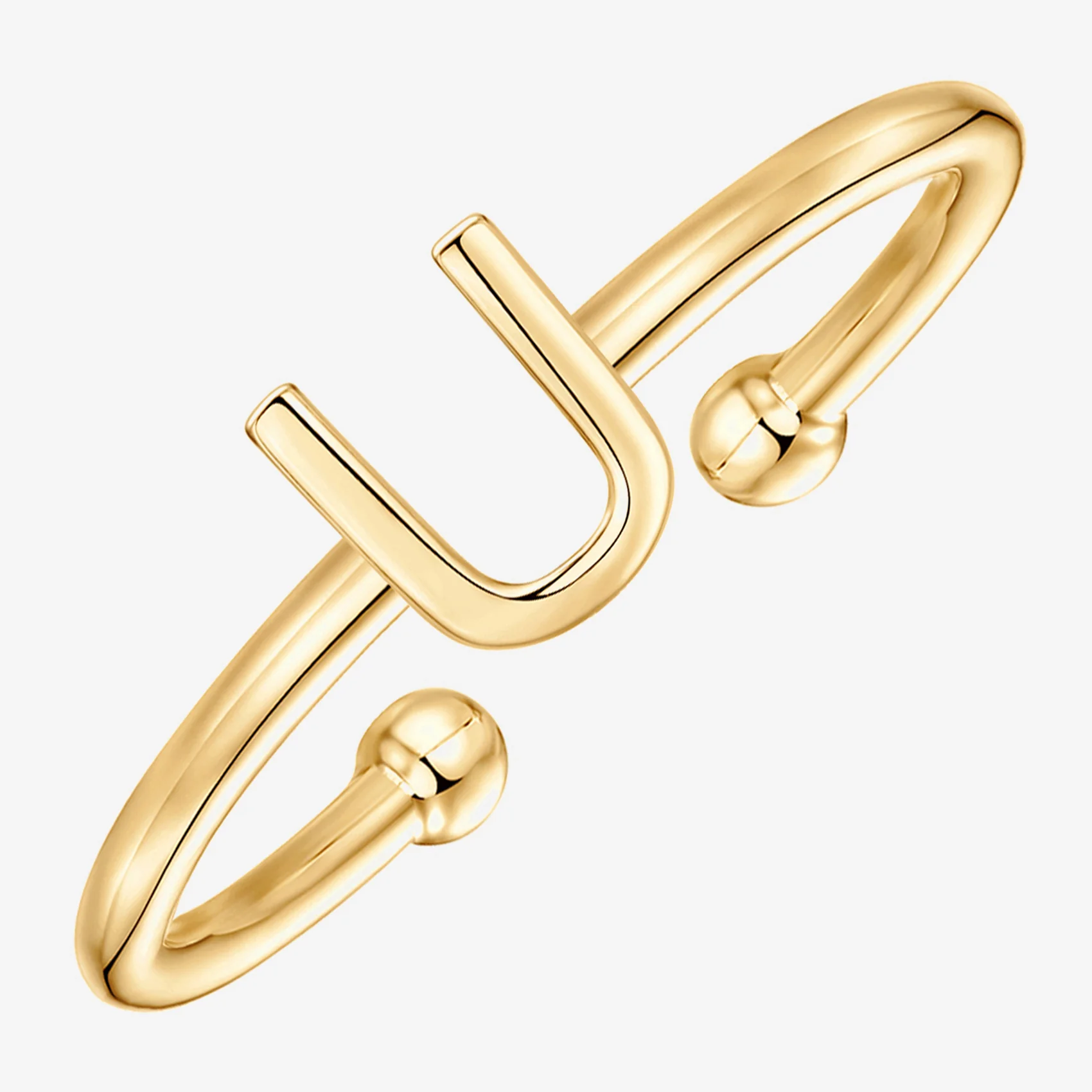 Thin Initial Ring - Image 101