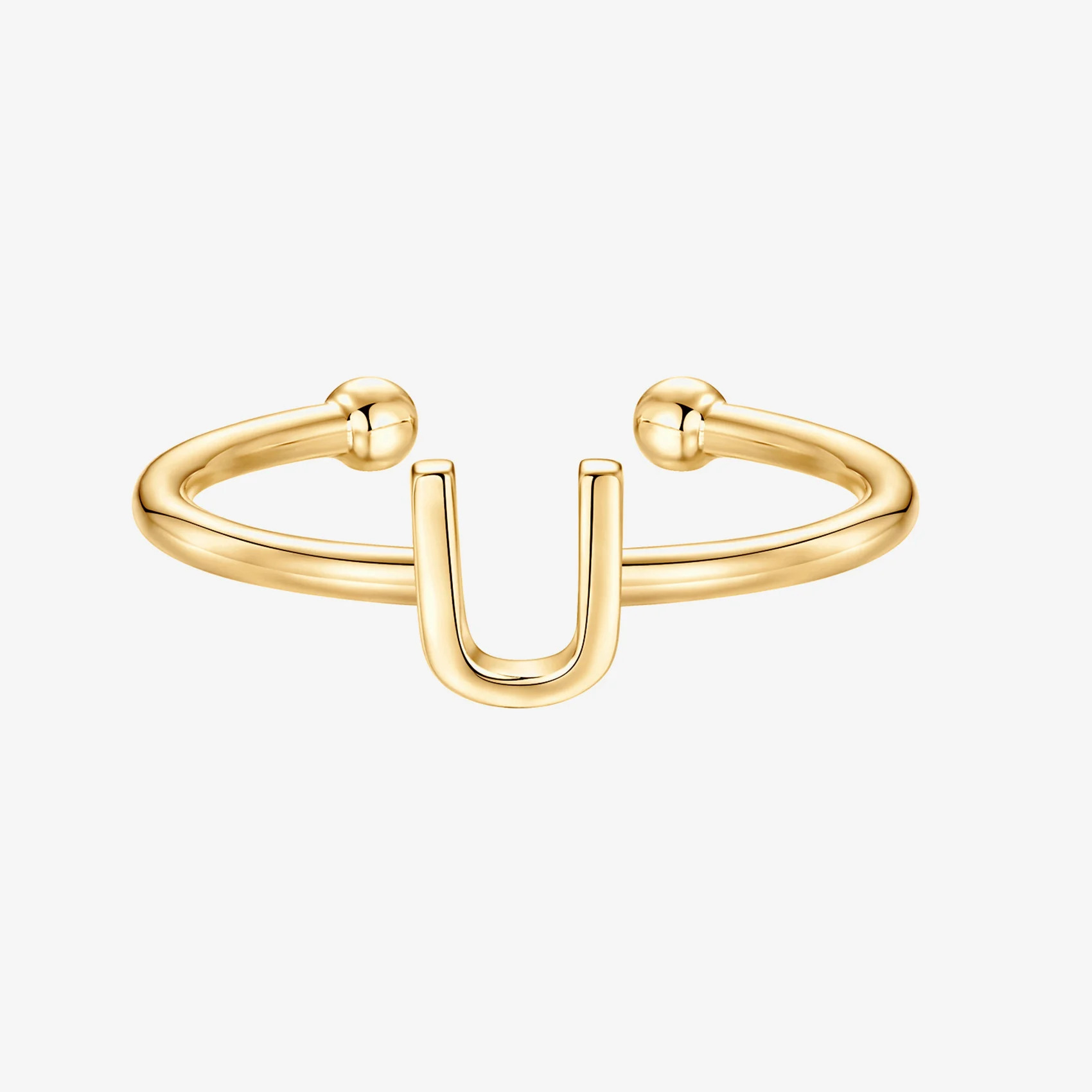 Thin Initial Ring - Image 104