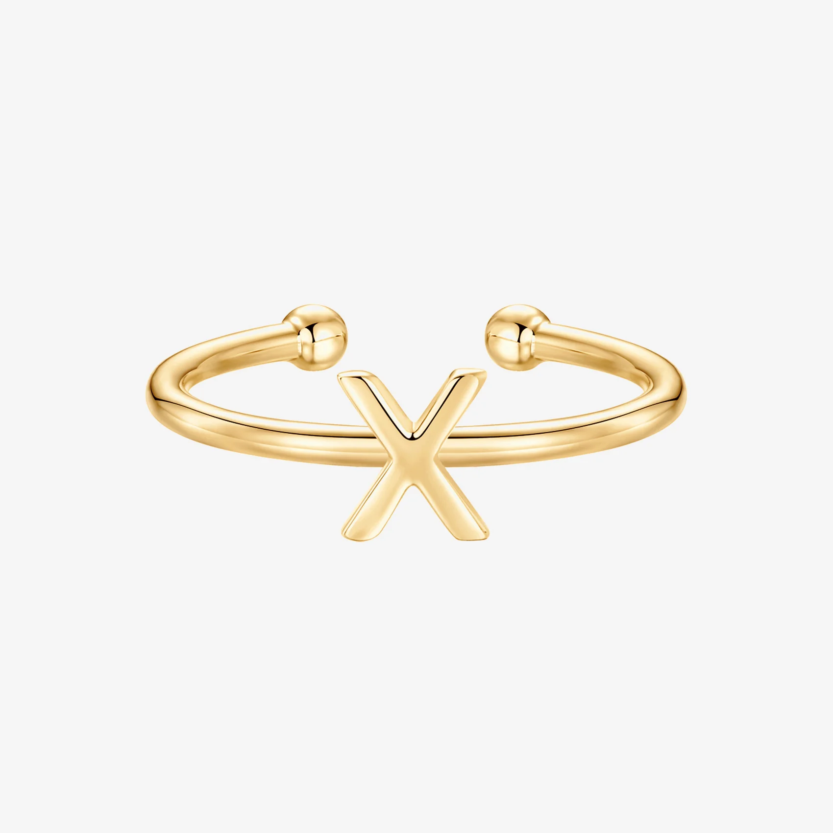 Thin Initial Ring - Image 119