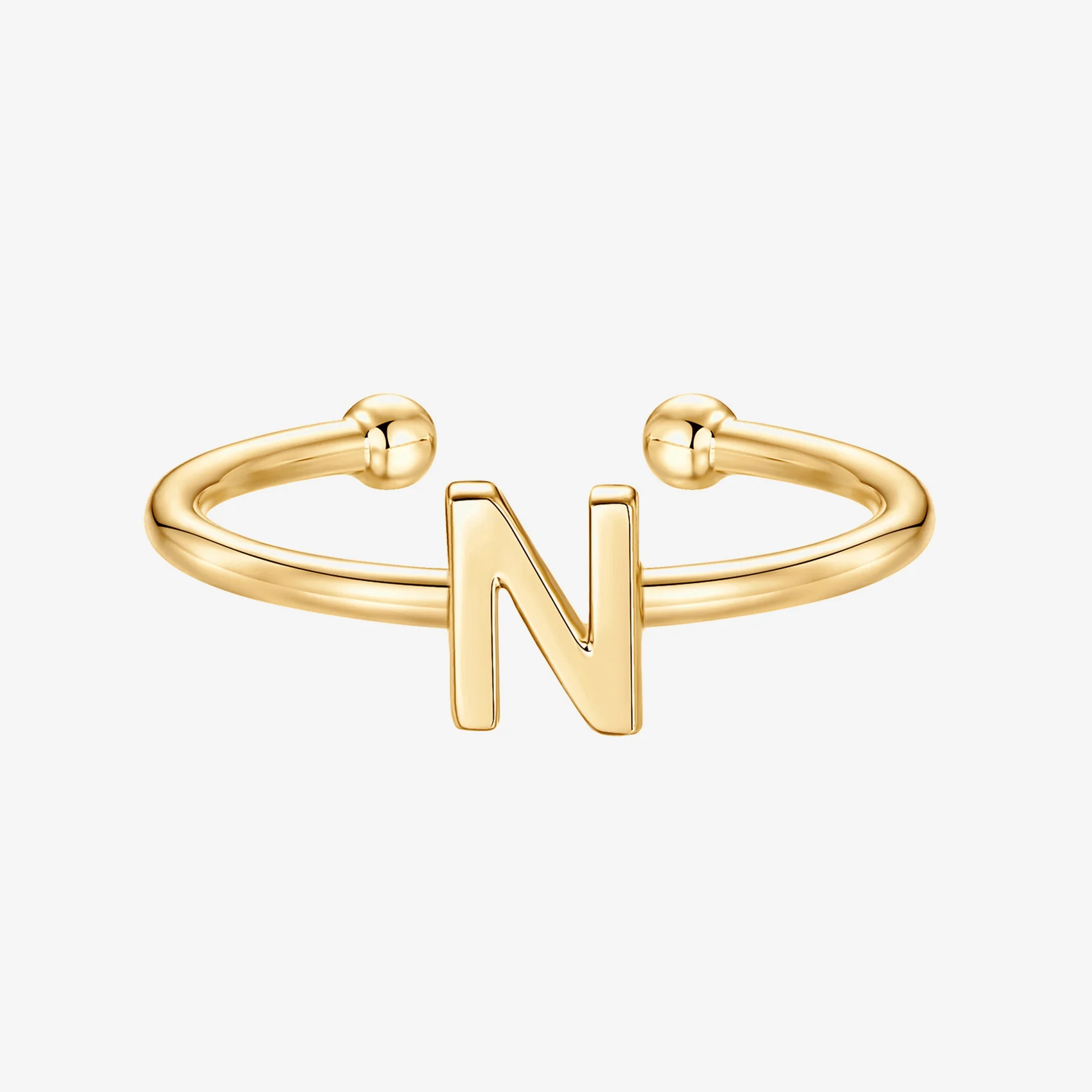 Thin Initial Ring - Image 69