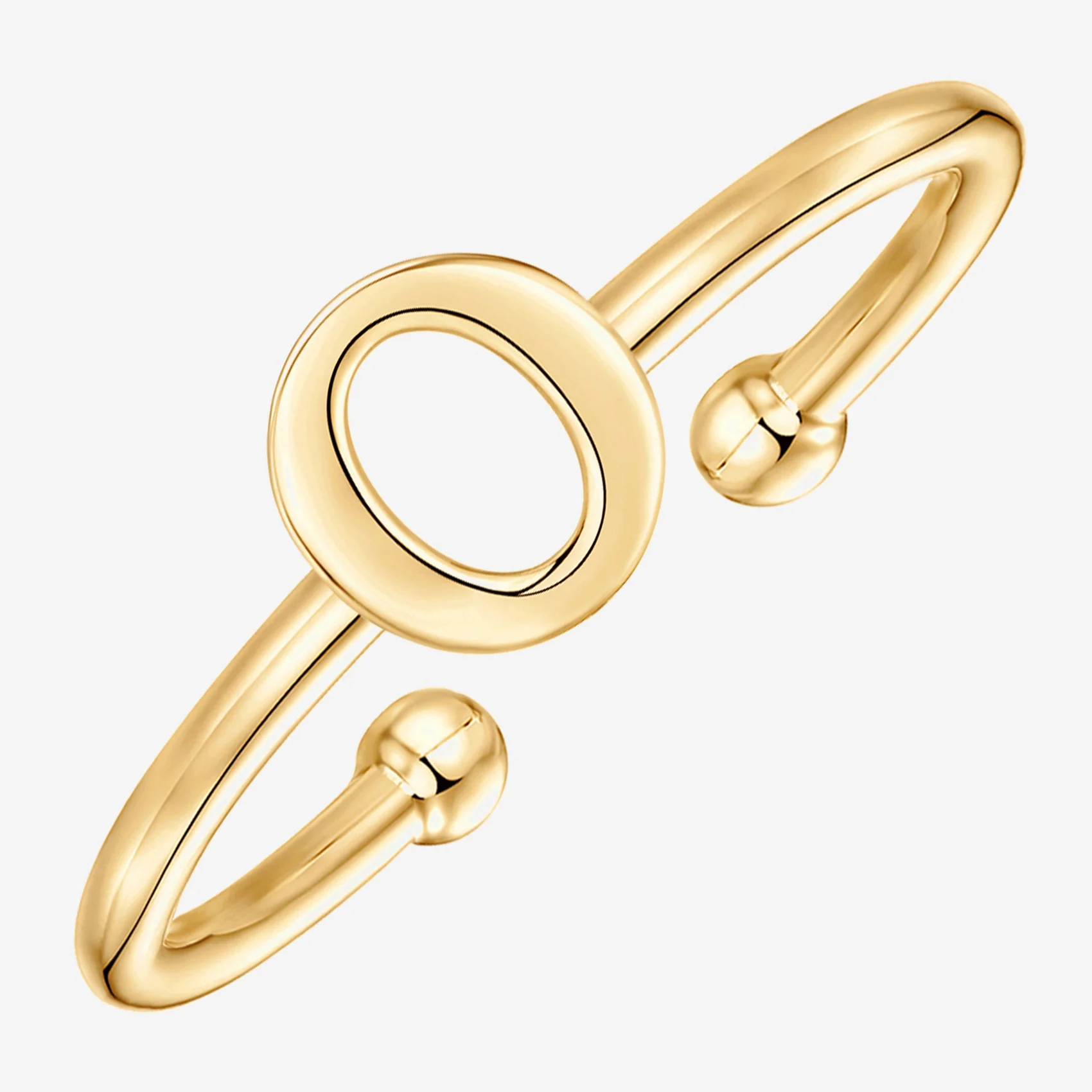 Thin Initial Ring - Image 71