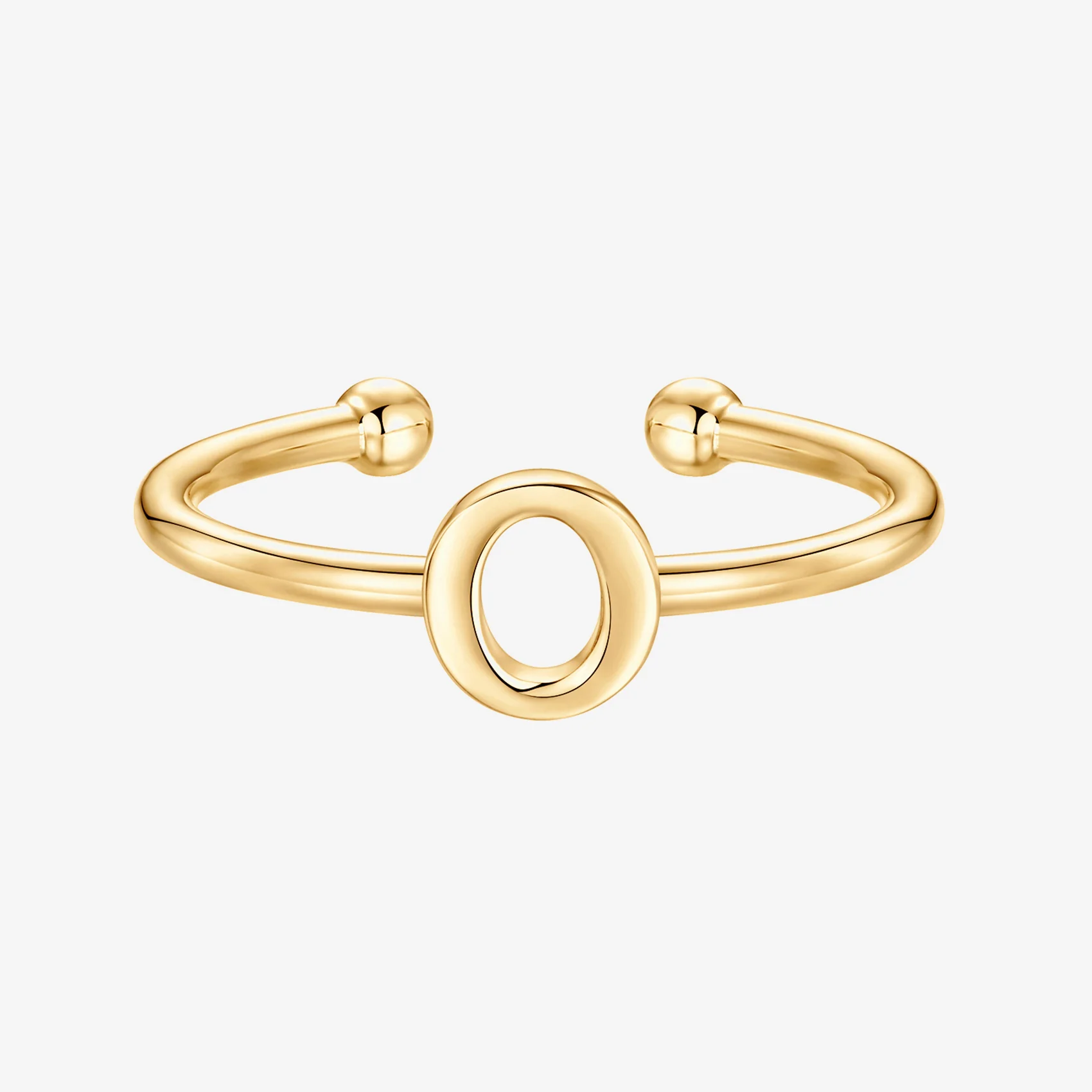 Thin Initial Ring - Image 74