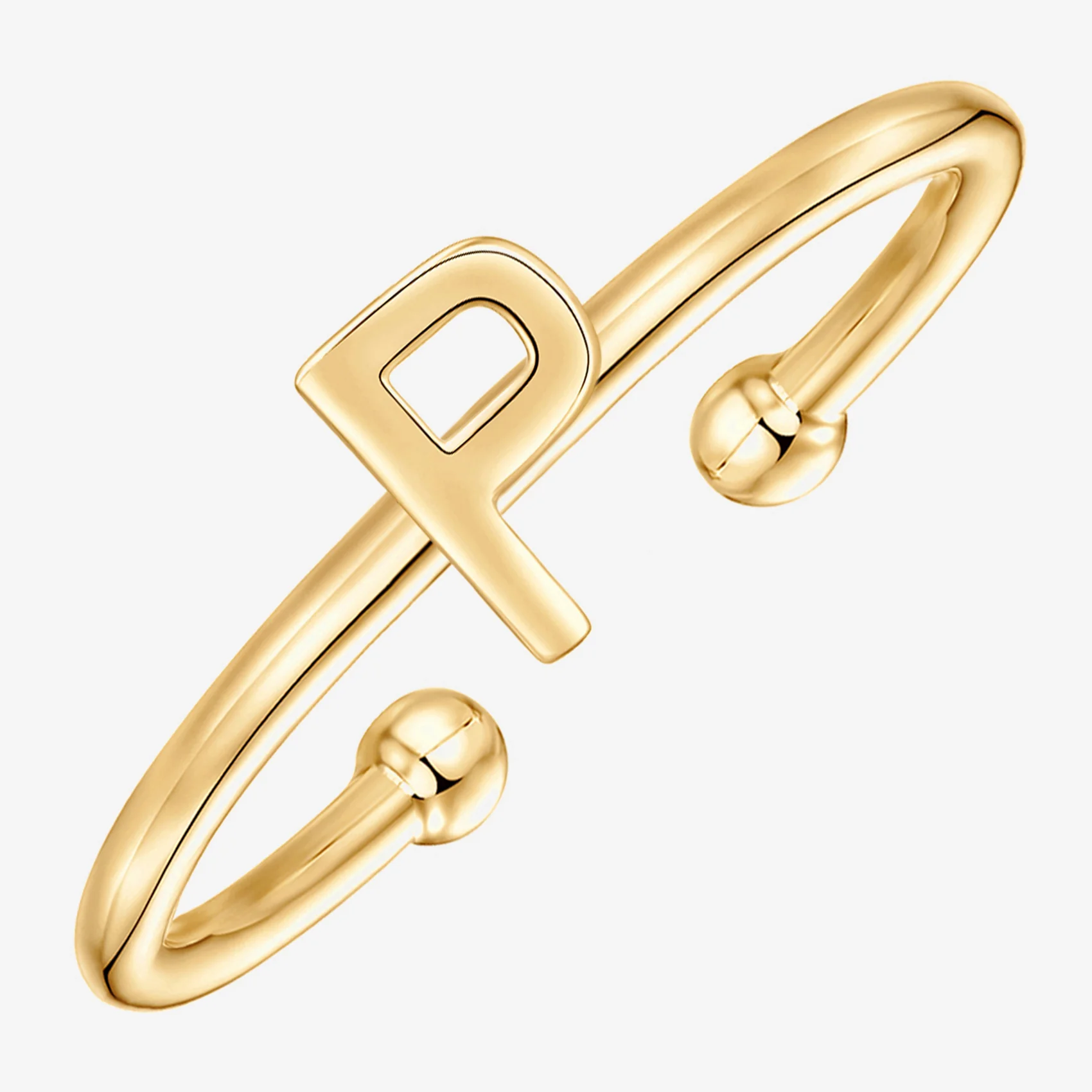 Thin Initial Ring - Image 76