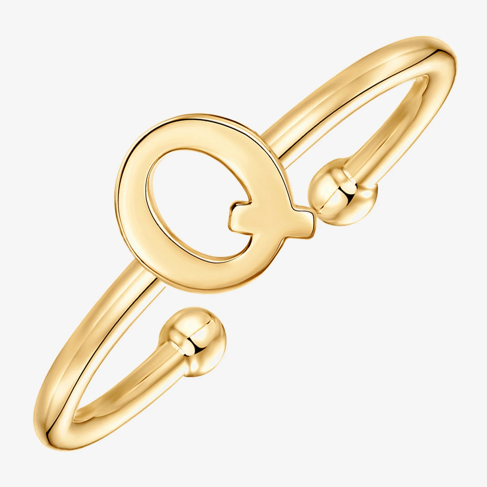 Thin Initial Ring - Image 81