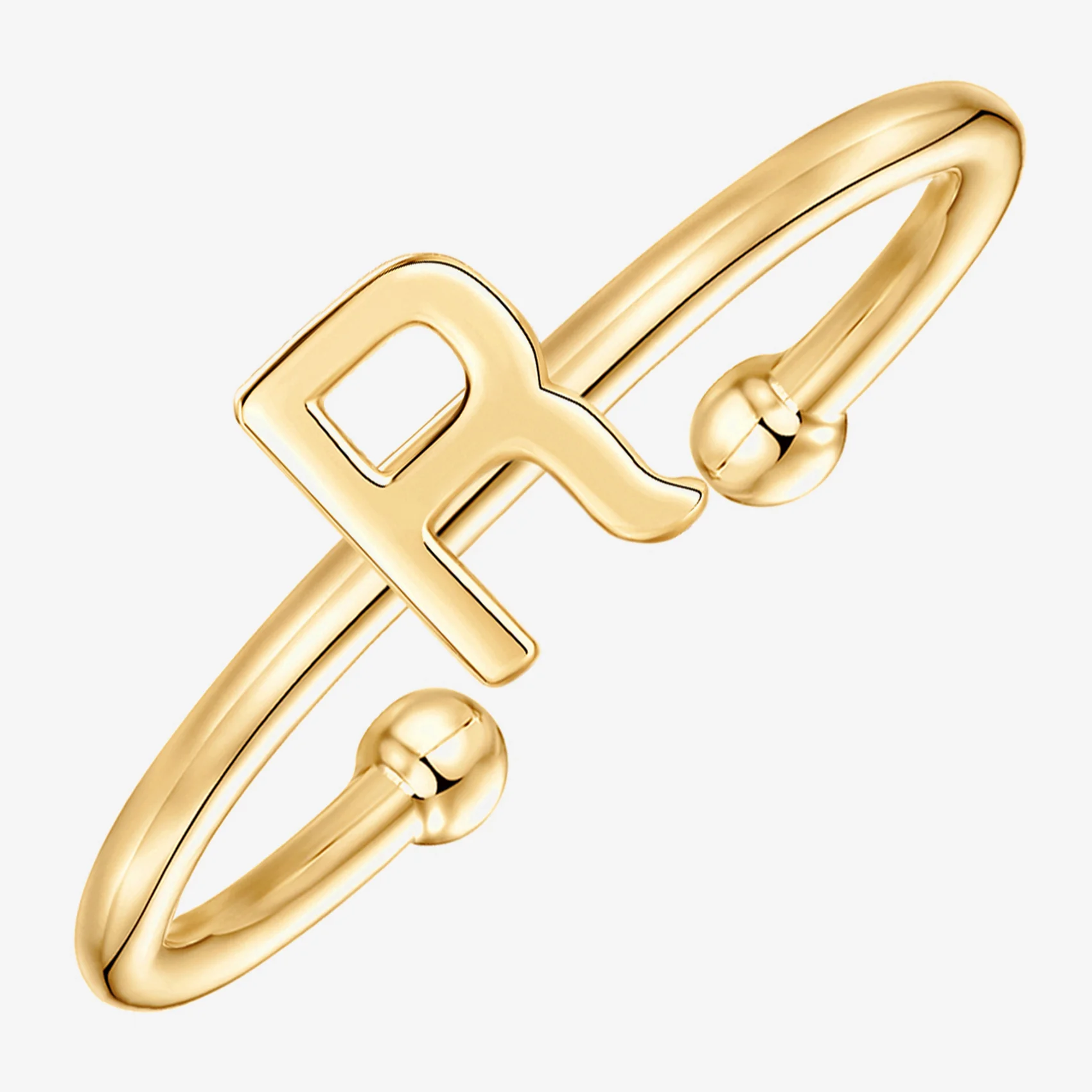 Thin Initial Ring - Image 86
