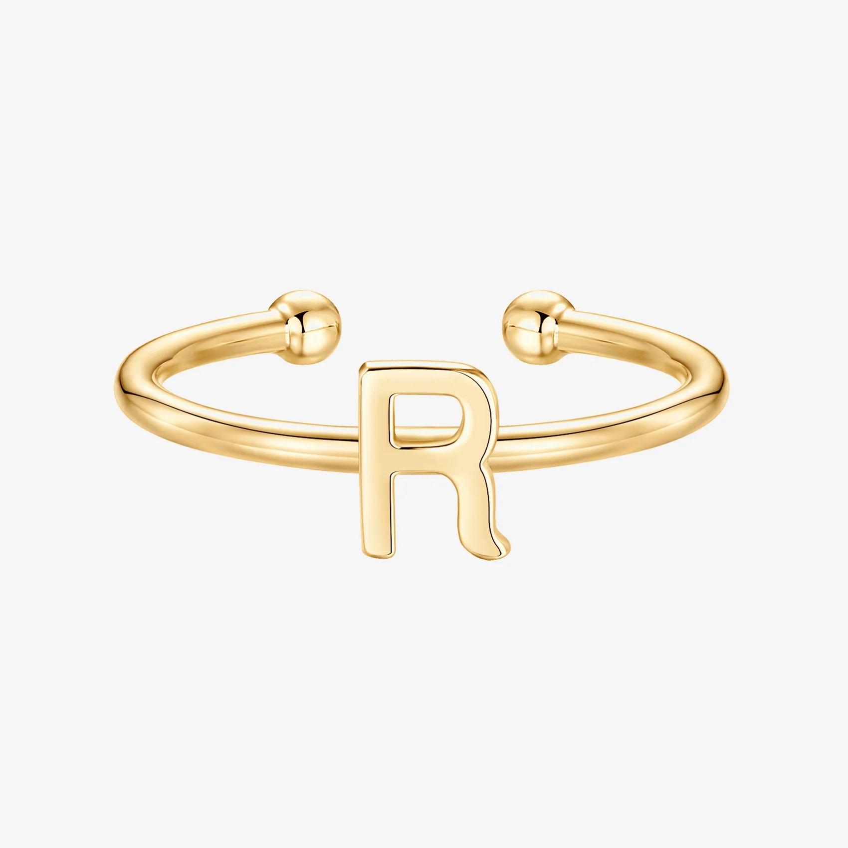 Thin Initial Ring - Image 89
