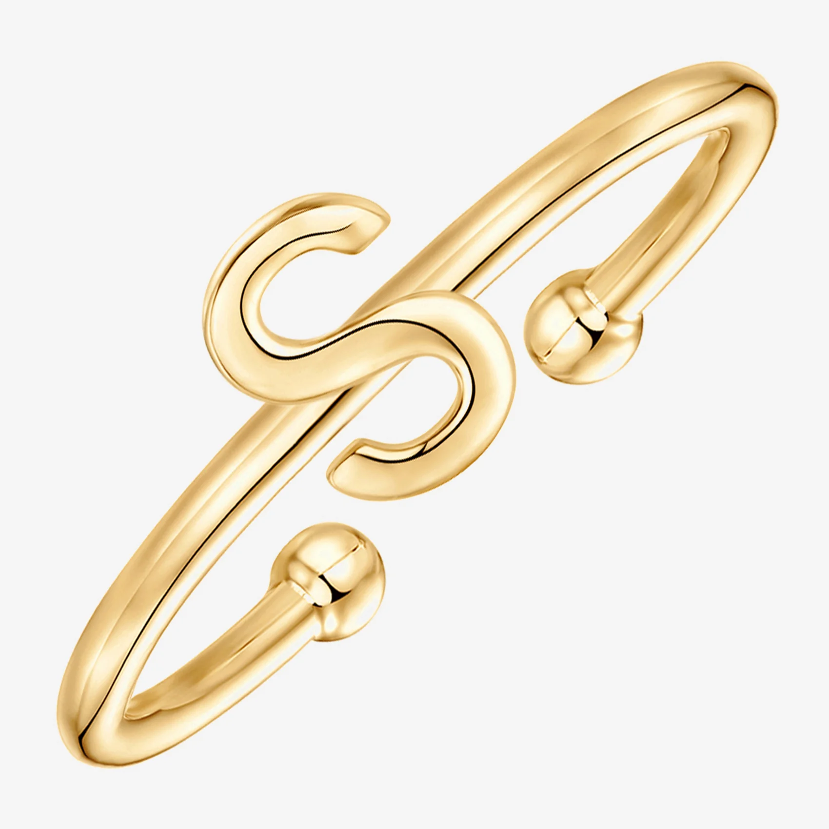 Thin Initial Ring - Image 91