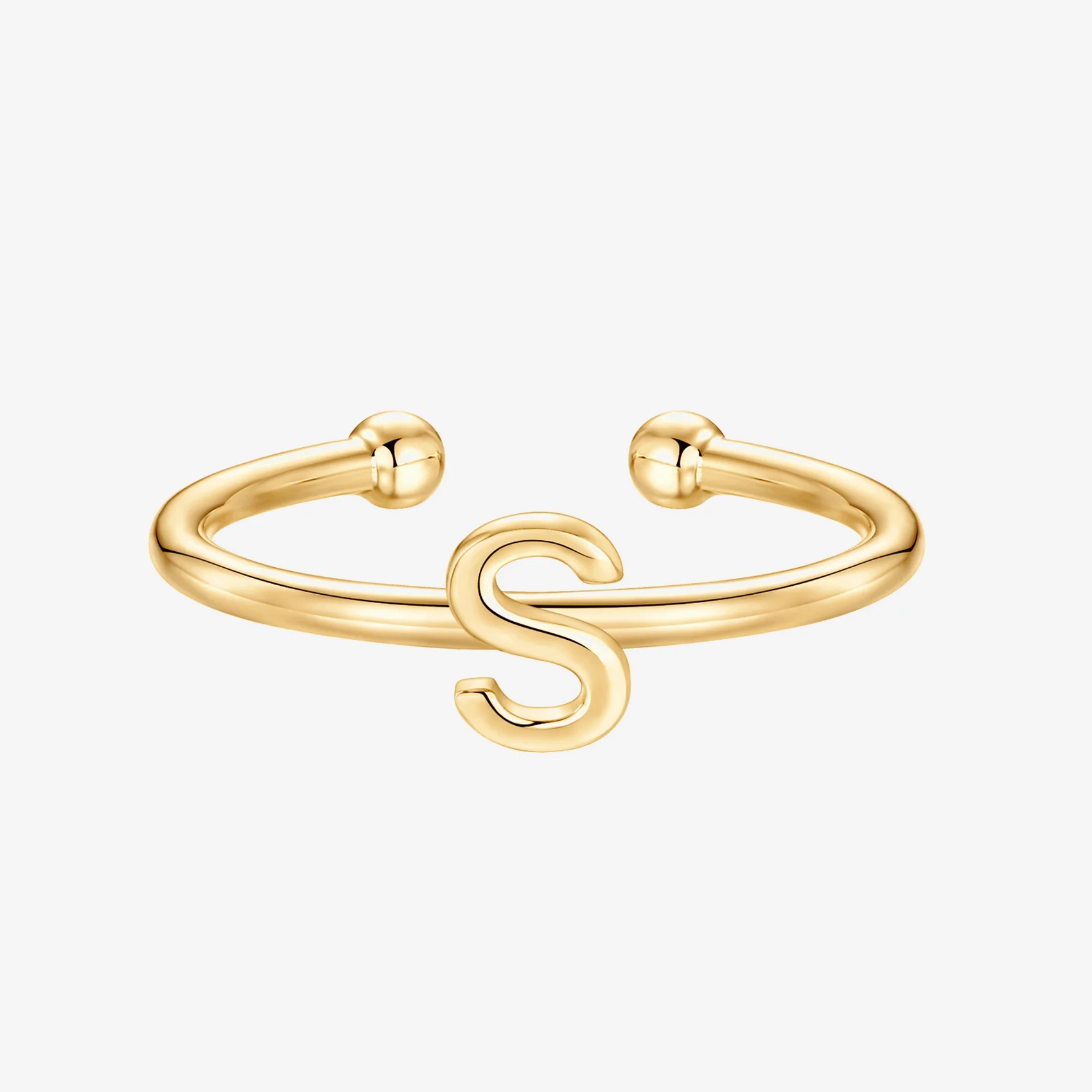 Thin Initial Ring - Image 94