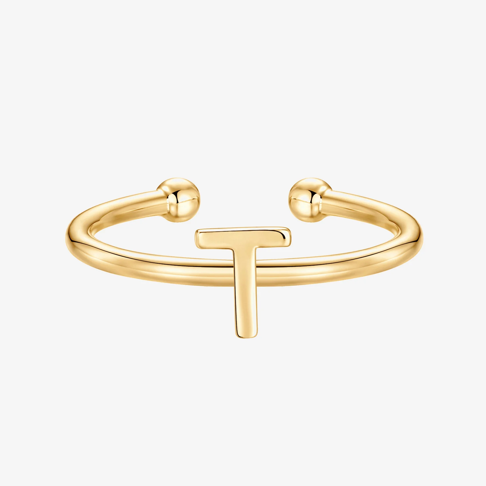 Thin Initial Ring - Image 99