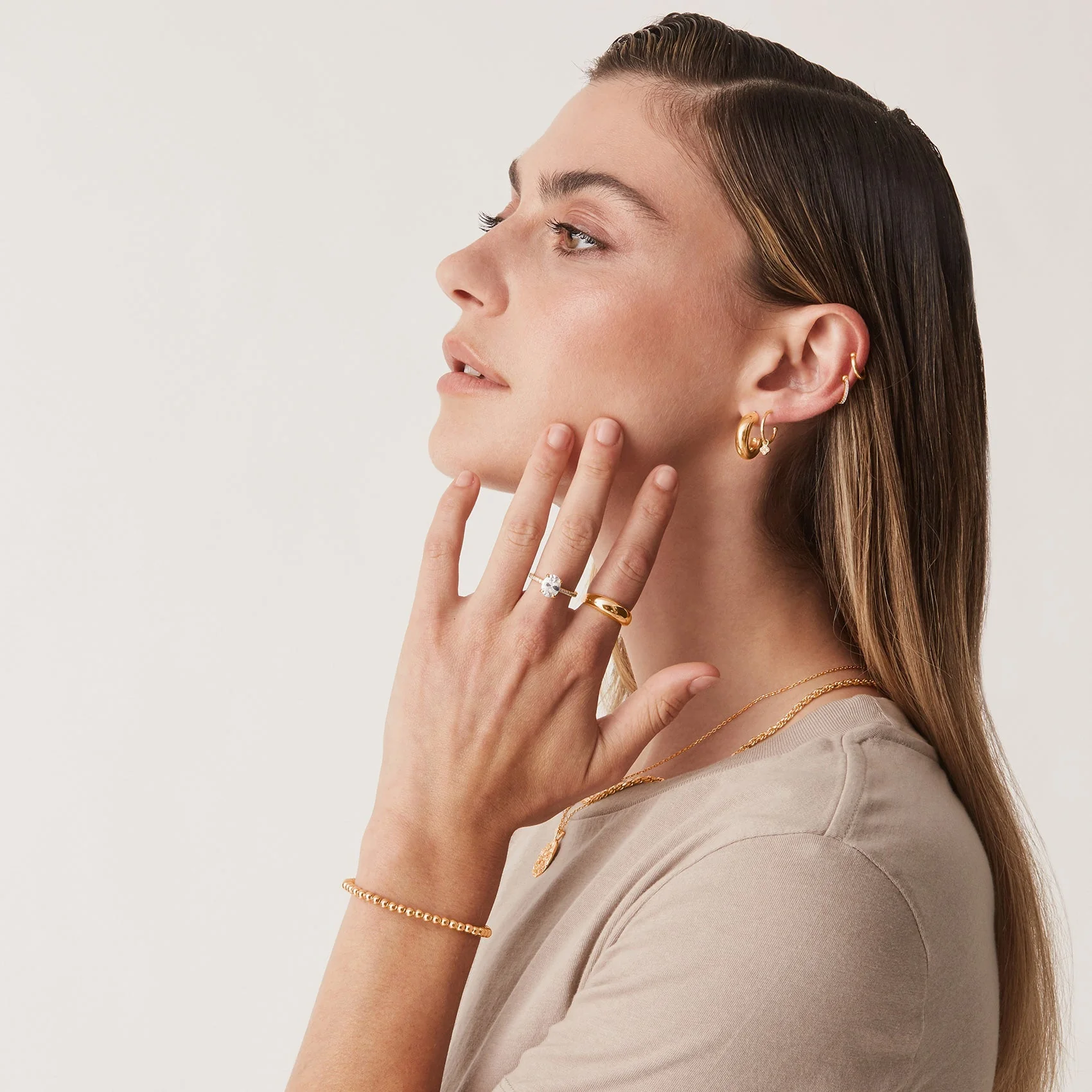 Vermeil Dome Ring - Image 5