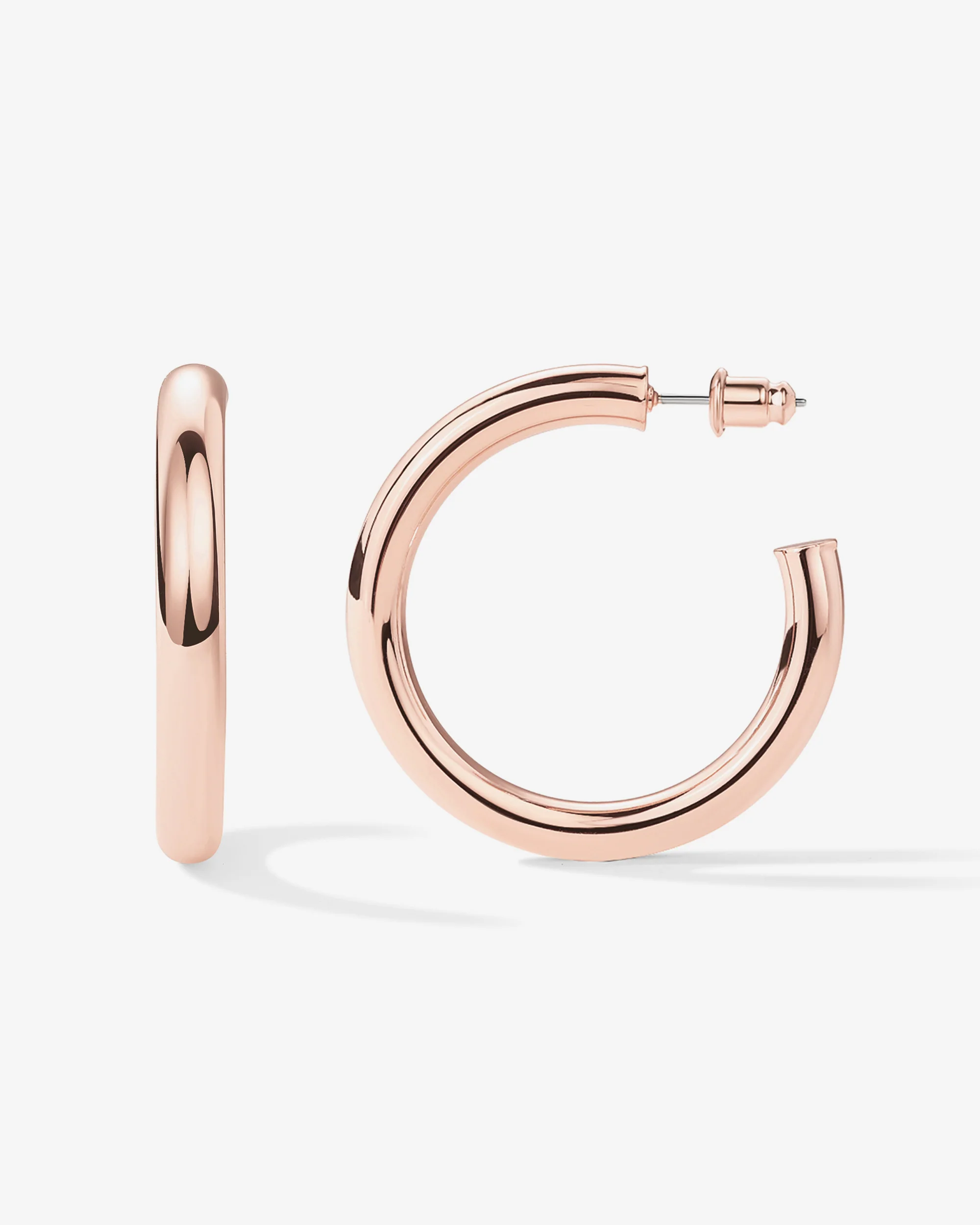 Vermeil Round Chunky Hoops - Image 24